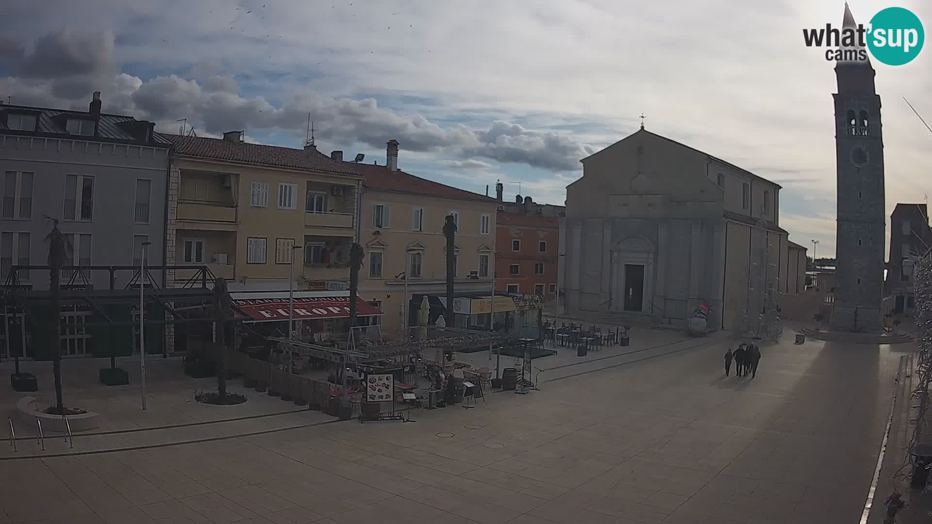 Webcam Hauptplatz in Umag