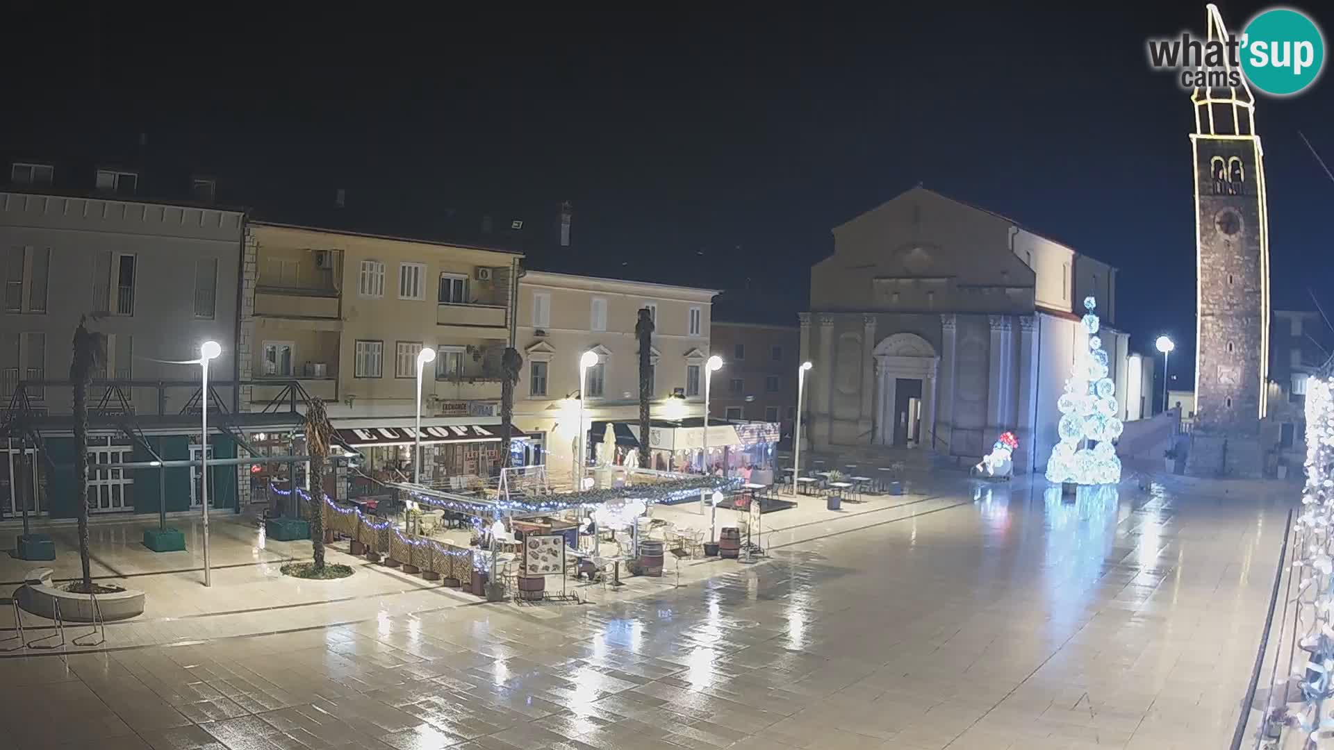 Webcam – Plaza Central en Umag