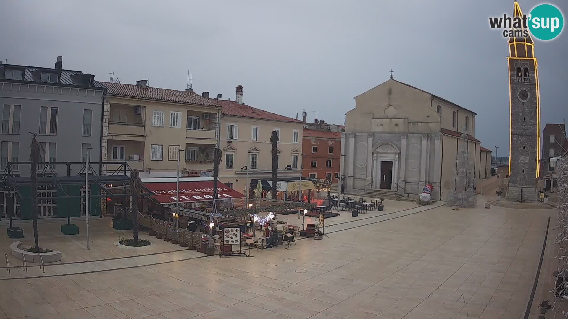 Webcam – Piazza centrale di Umago