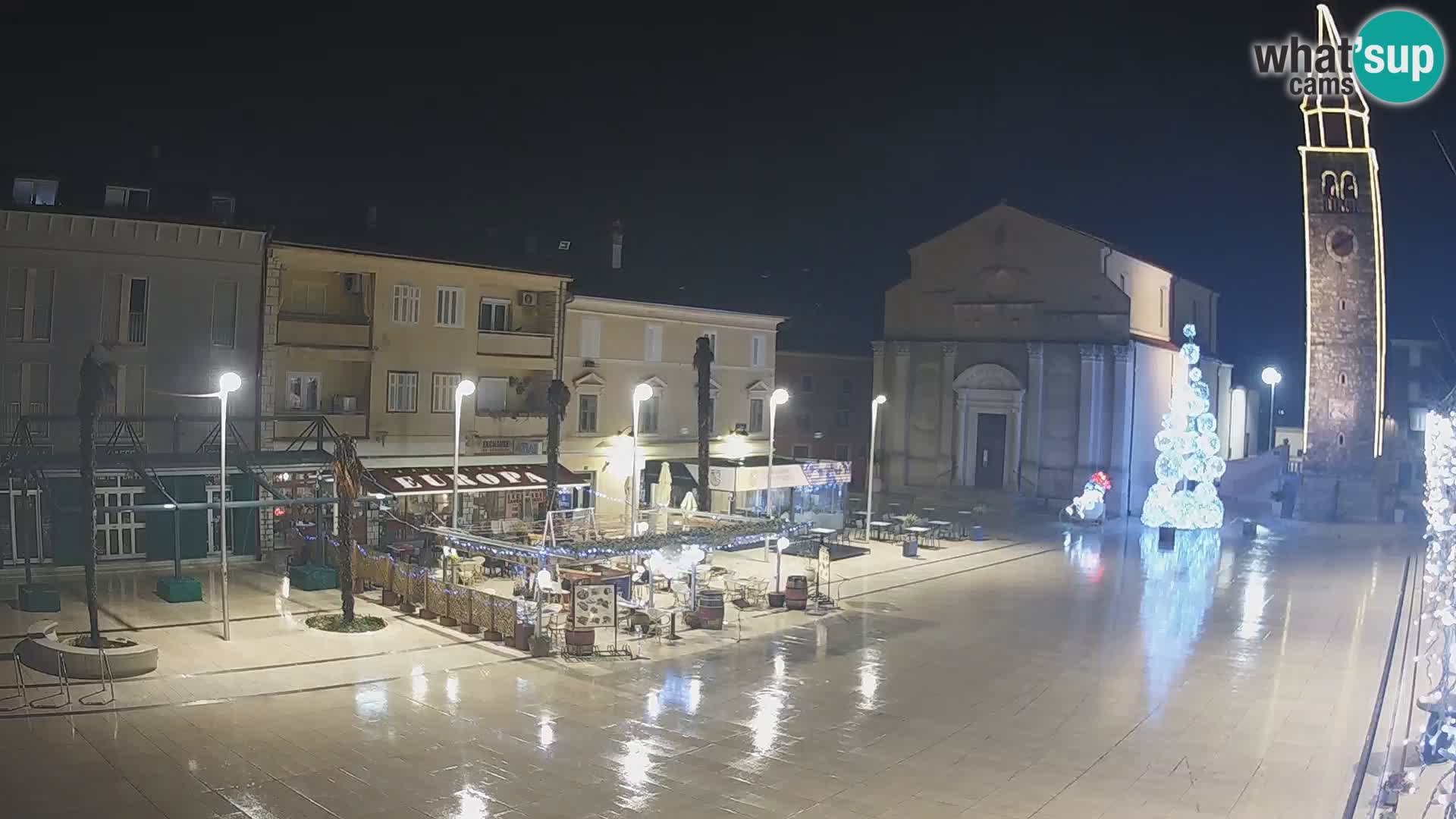 Webcam – Piazza centrale di Umago