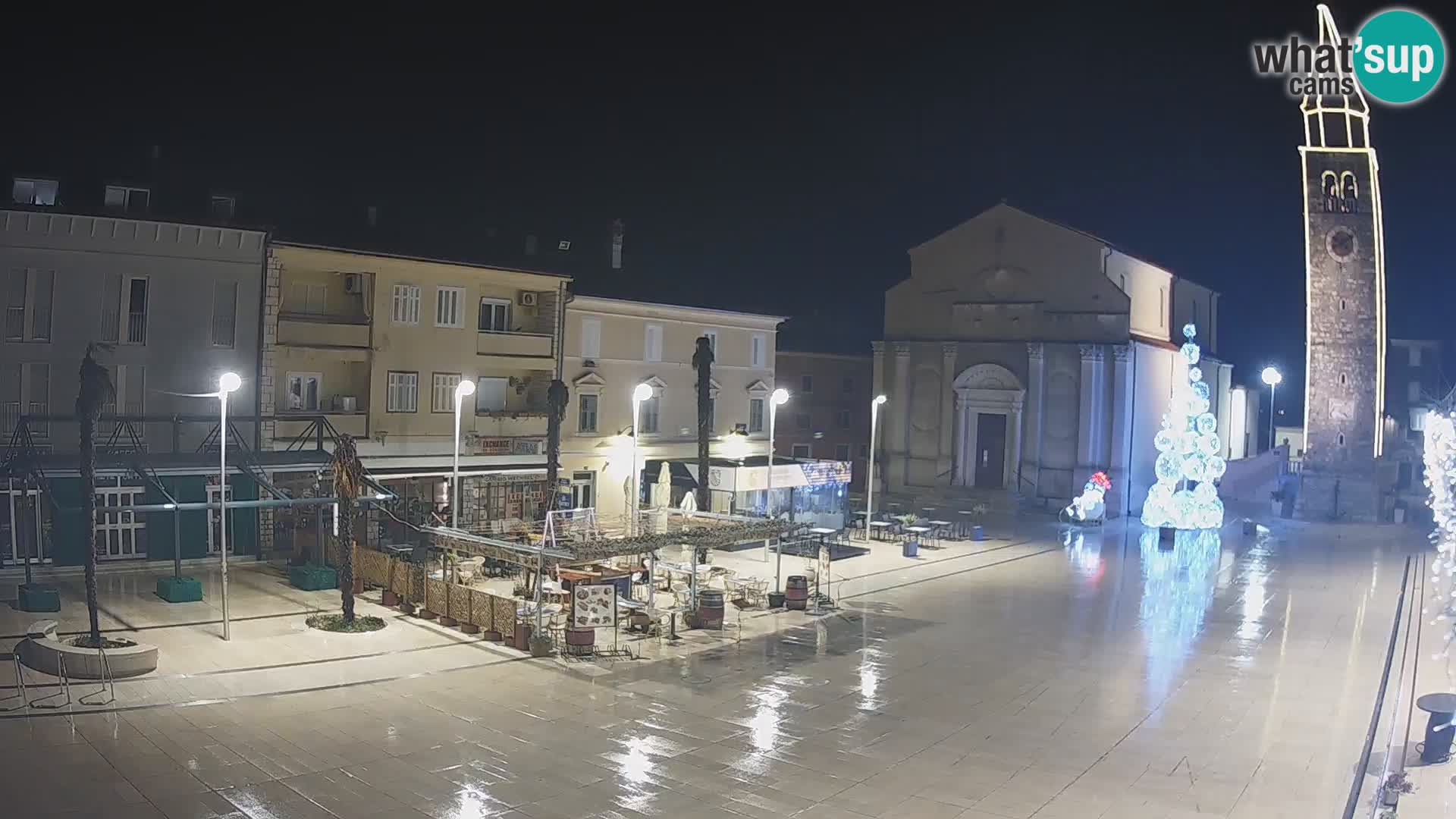 Webcam – Plaza Central en Umag