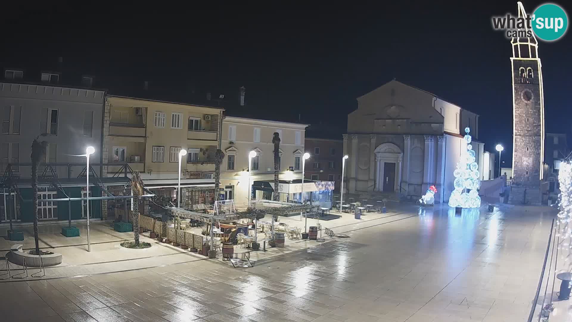 Webcam – Piazza centrale di Umago