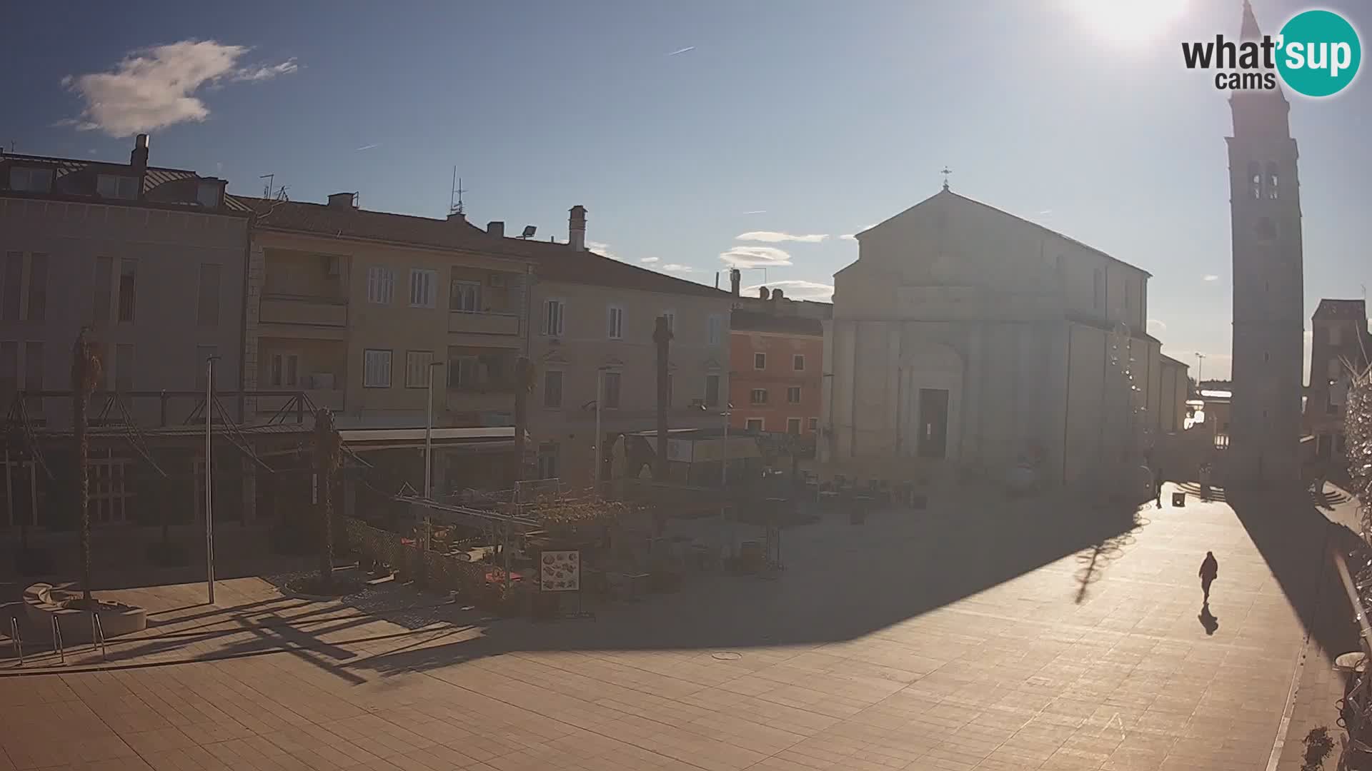 Webcam – Piazza centrale di Umago