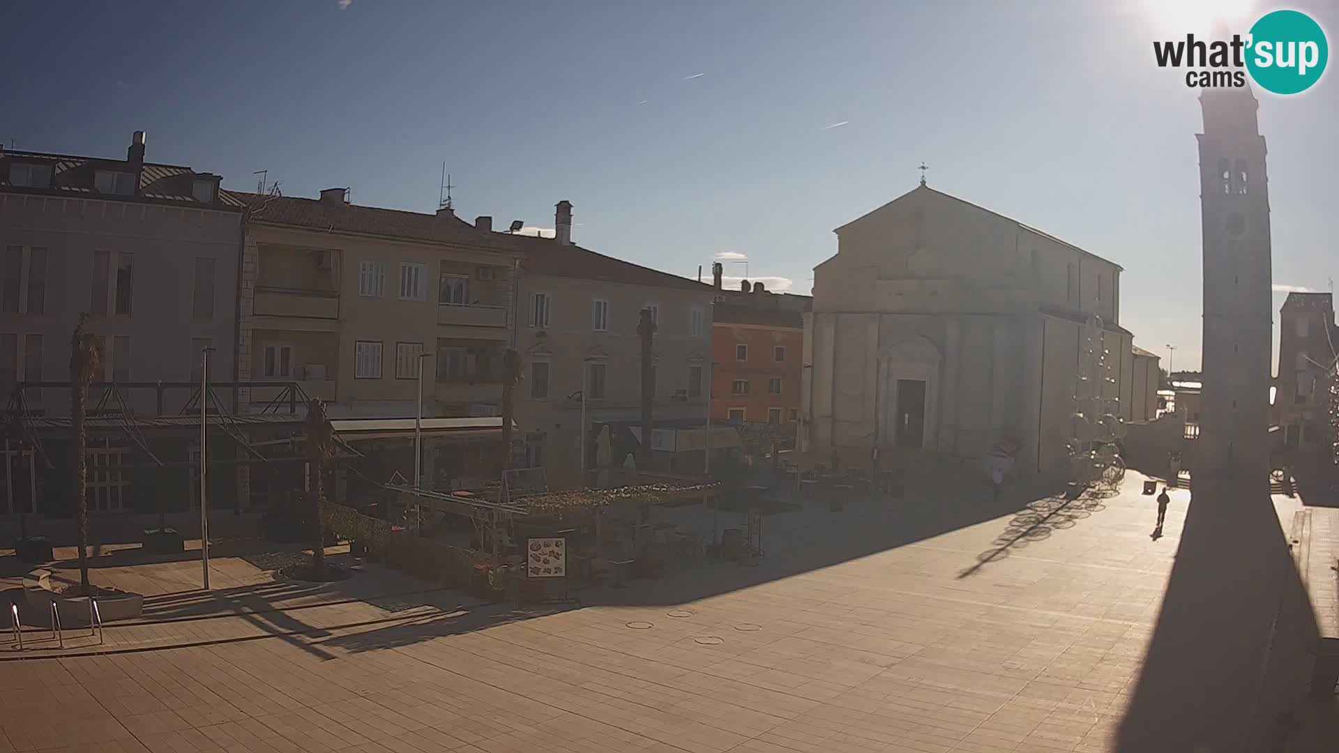 Webcam – Piazza centrale di Umago