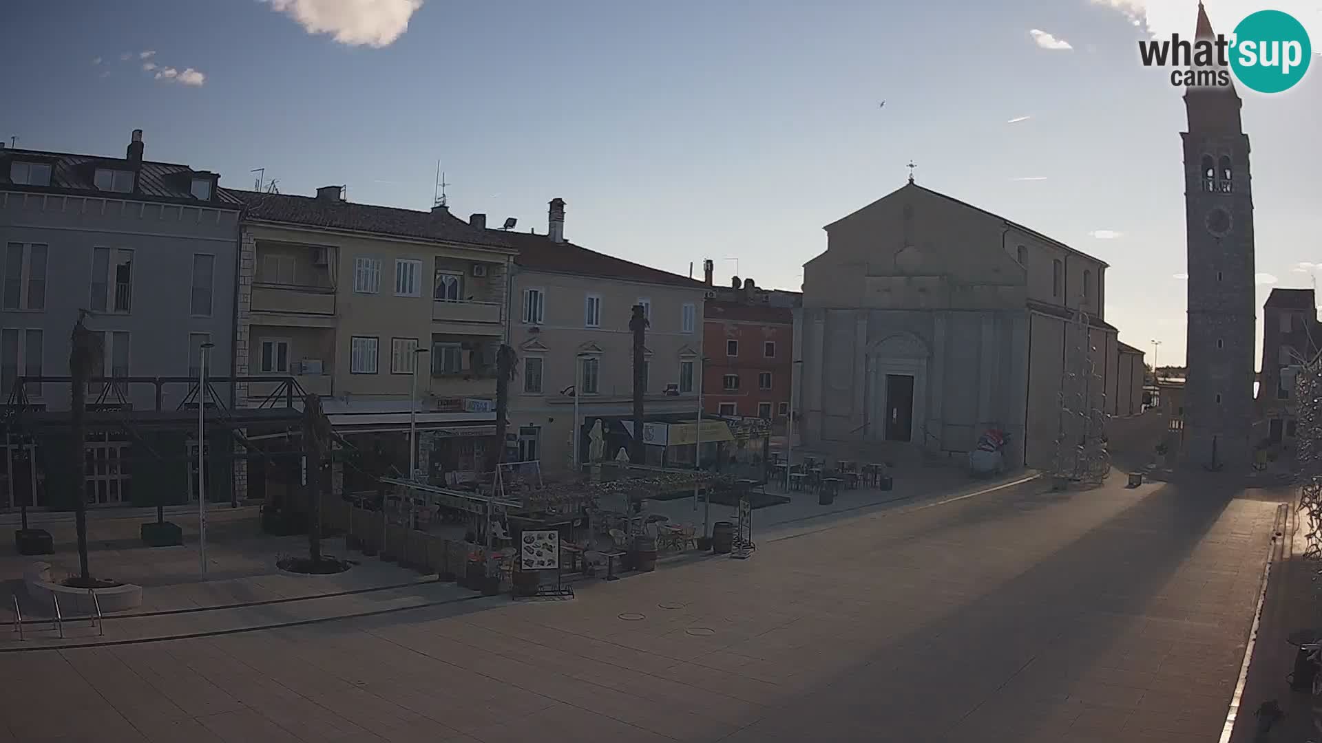 Webcam Hauptplatz in Umag