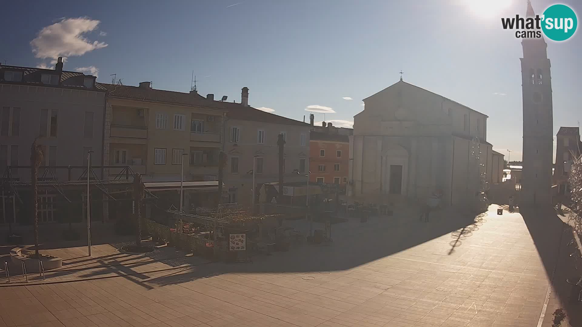 Webcam Hauptplatz in Umag