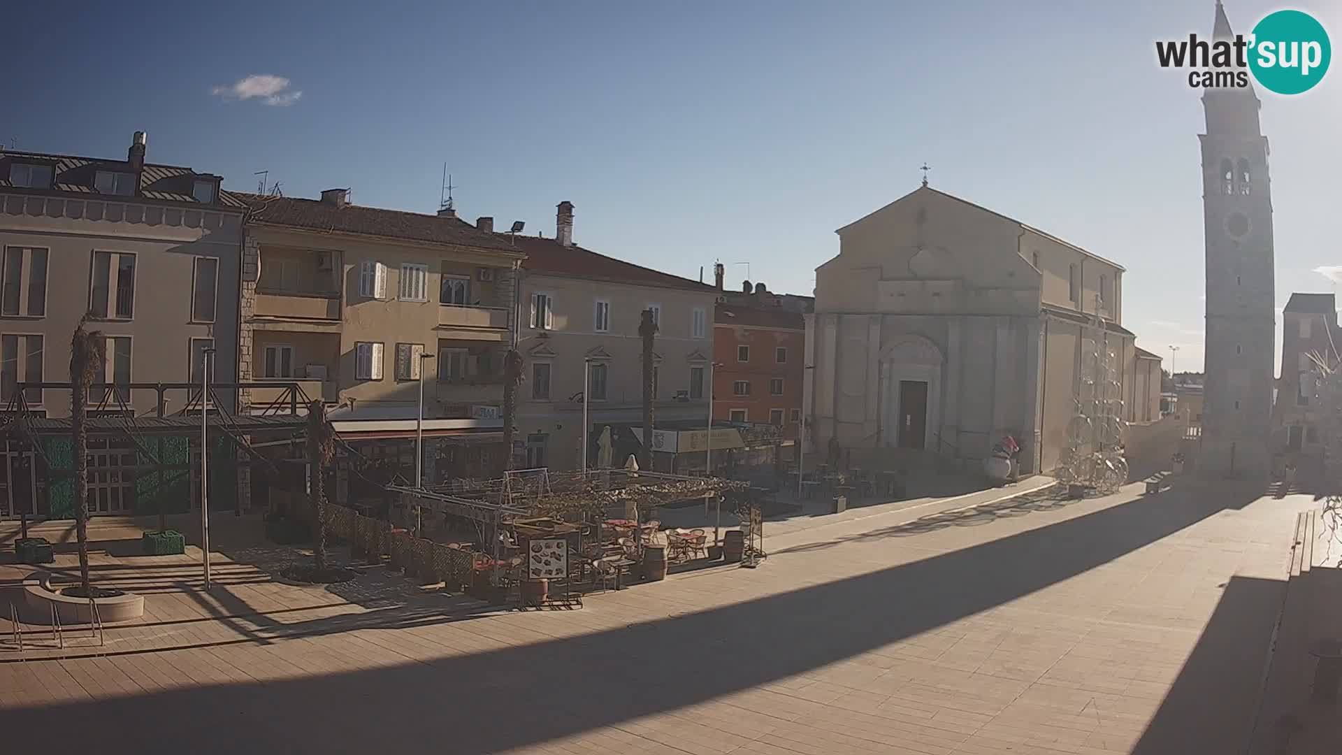 Webcam Hauptplatz in Umag