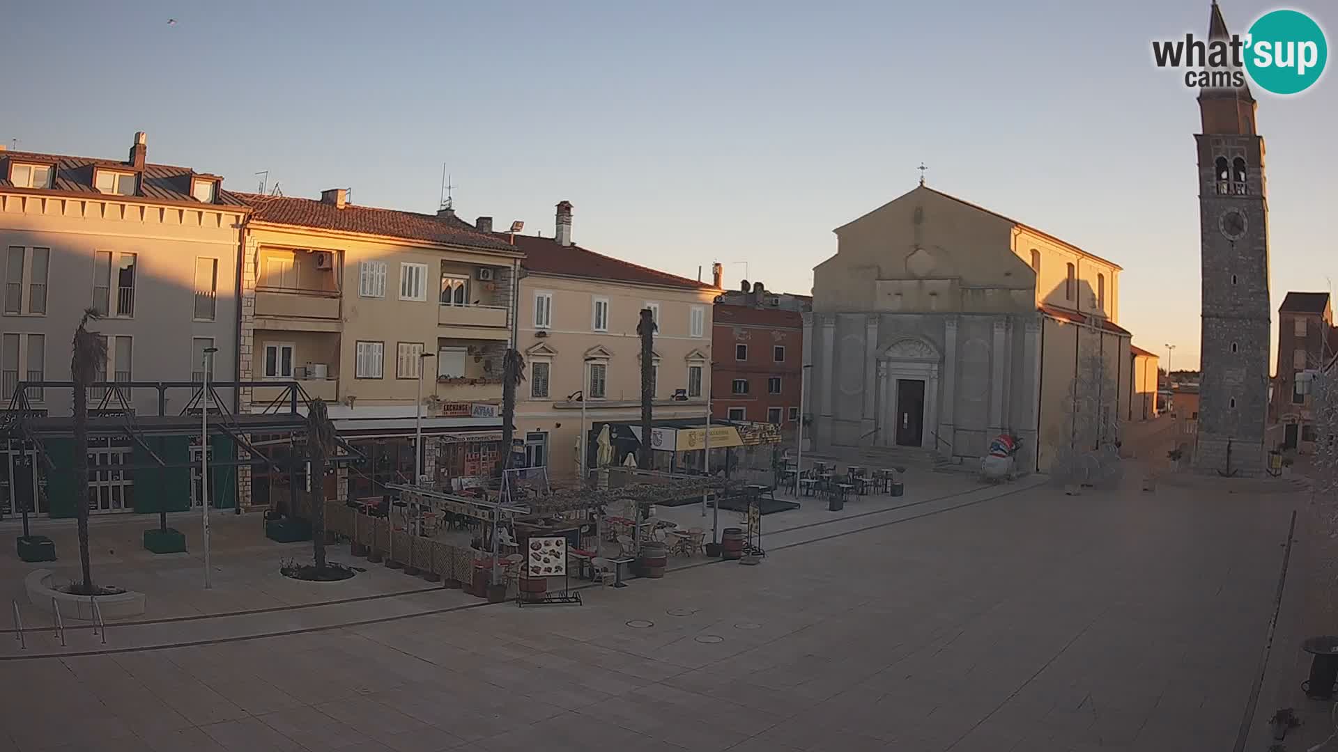 Webcam – Plaza Central en Umag