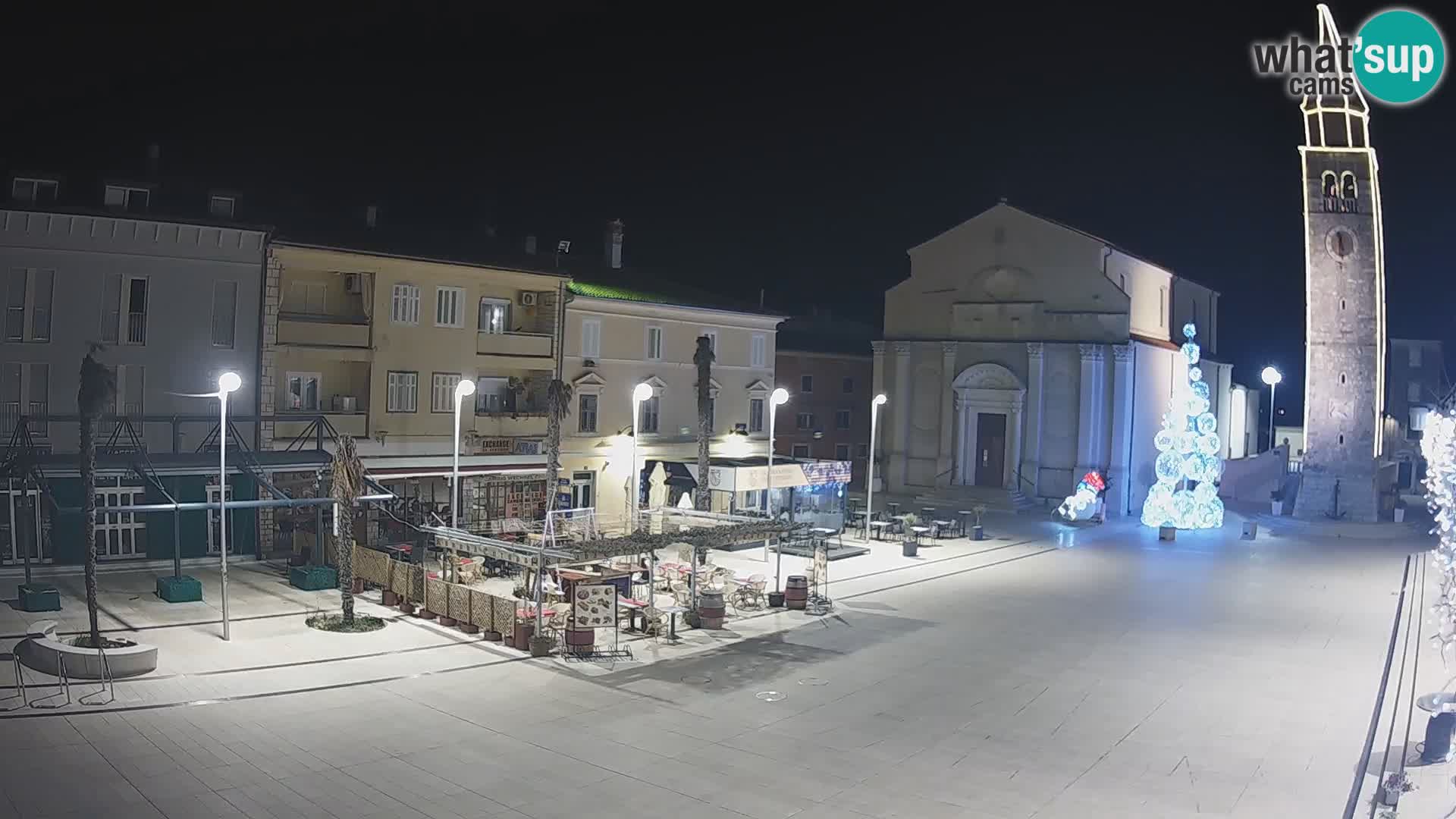 Webcam Hauptplatz in Umag