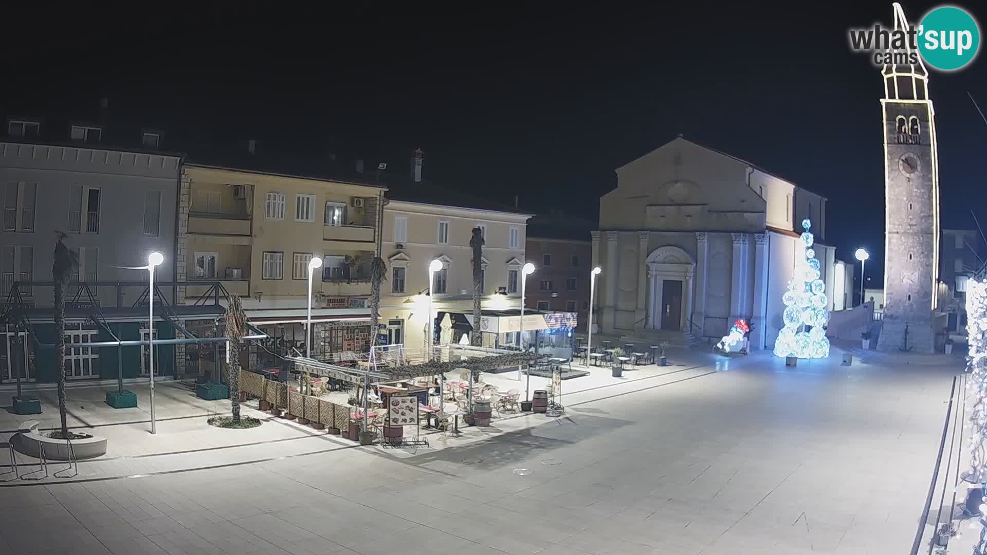 Webcam – Piazza centrale di Umago