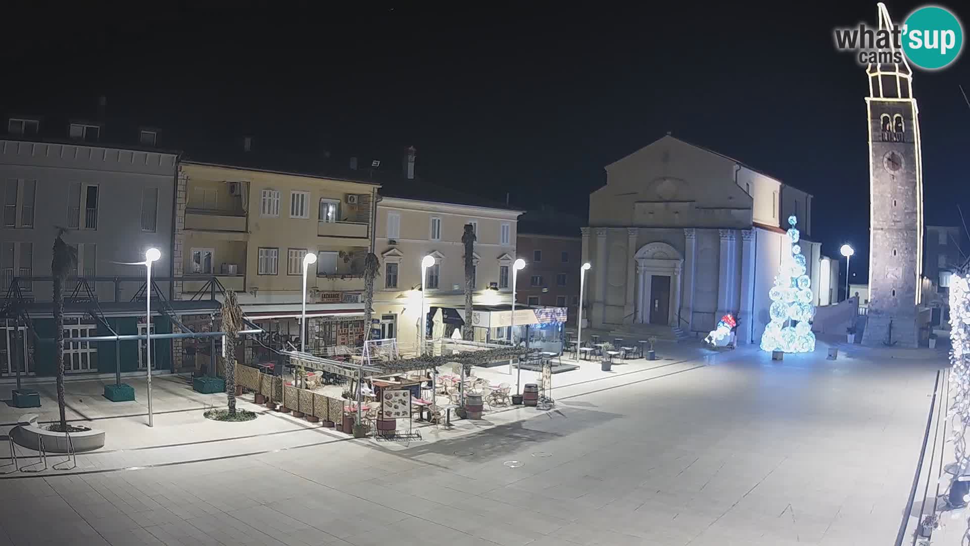 Webcam Hauptplatz in Umag