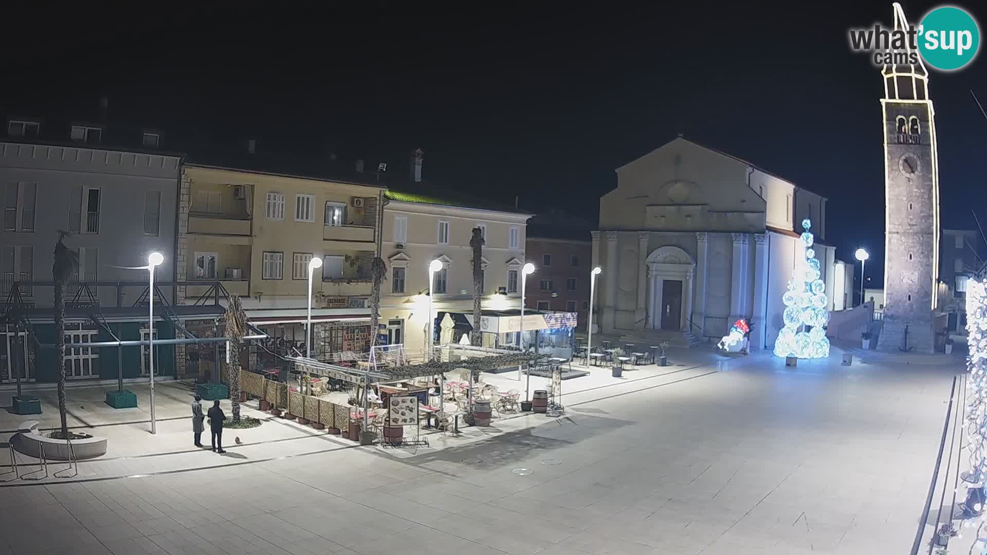 Webcam – Plaza Central en Umag