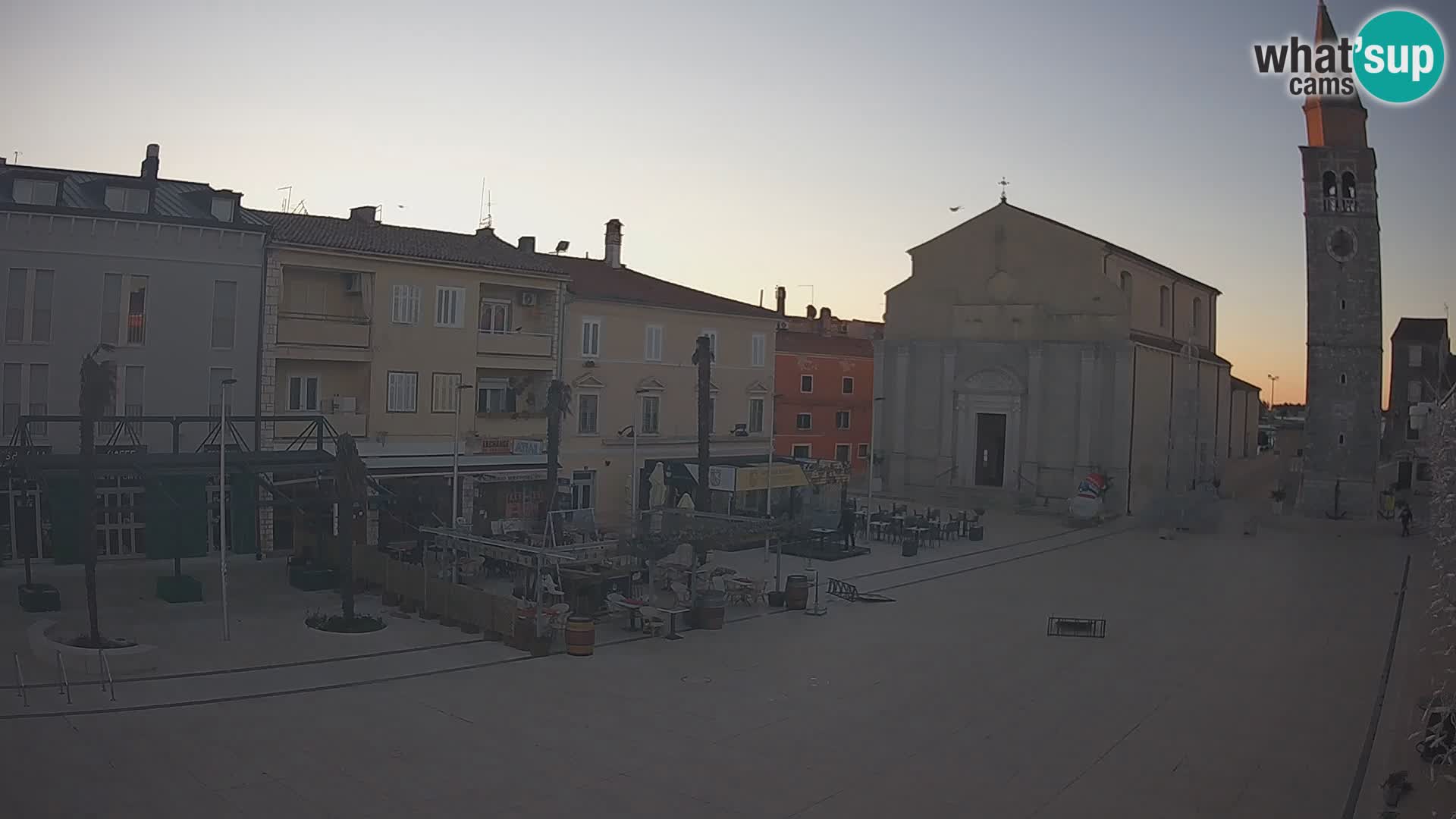 Webcam Hauptplatz in Umag