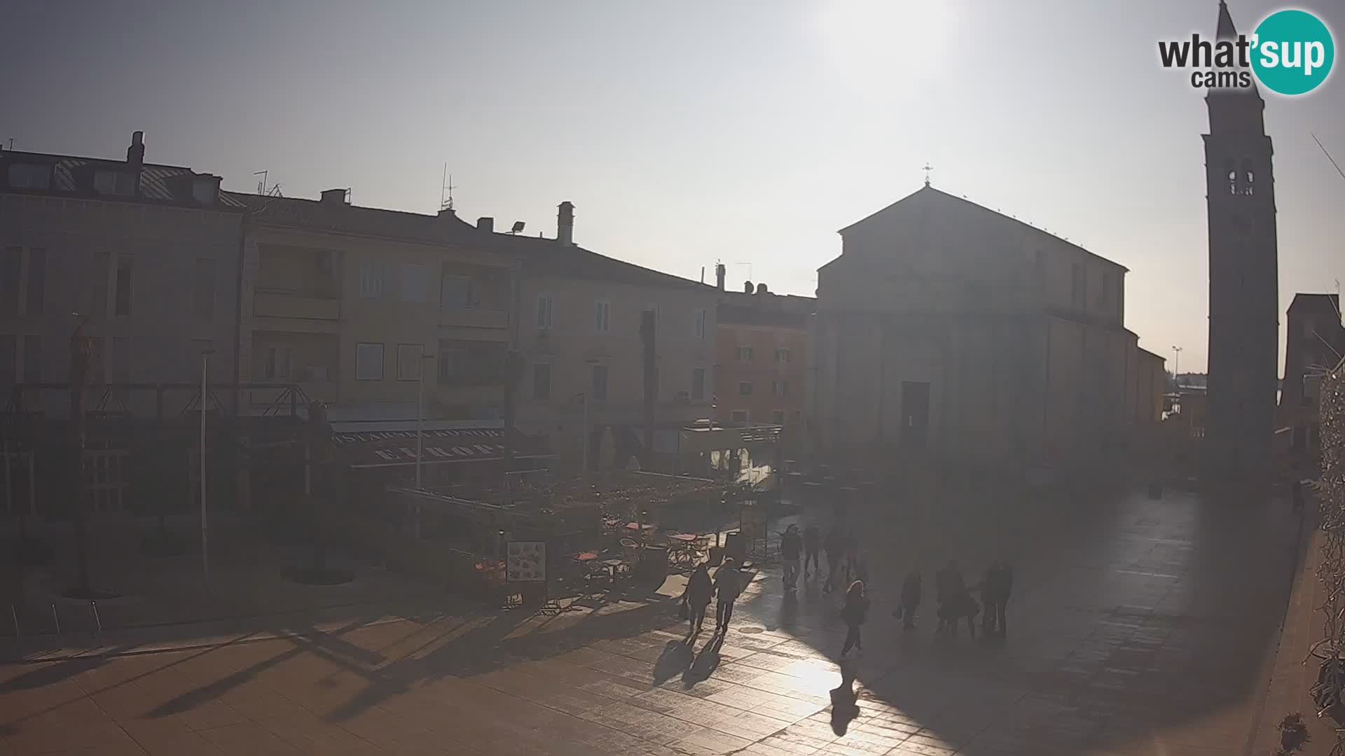 Webcam – Plaza Central en Umag