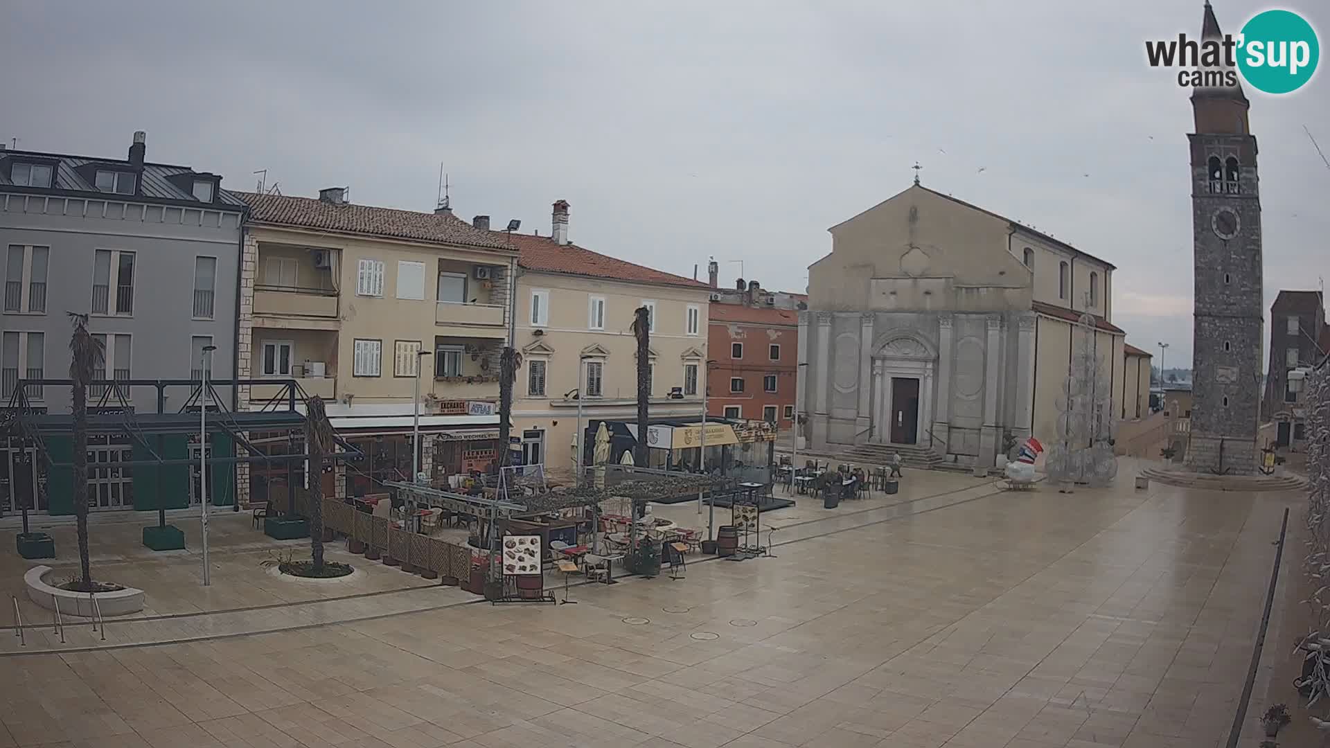 Webcam Hauptplatz in Umag