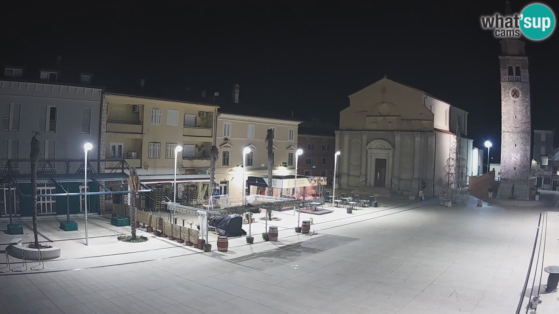 Webcam – Piazza centrale di Umago