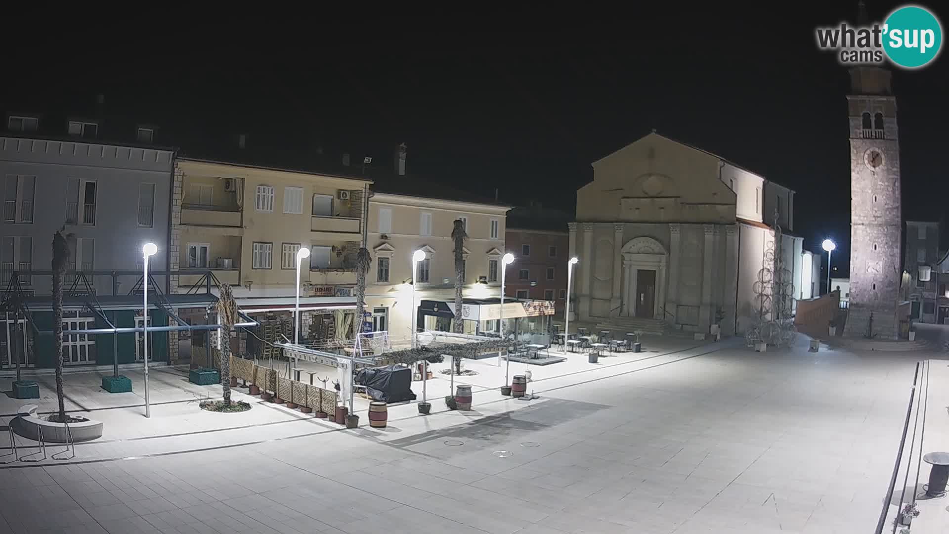 Webcam – Plaza Central en Umag