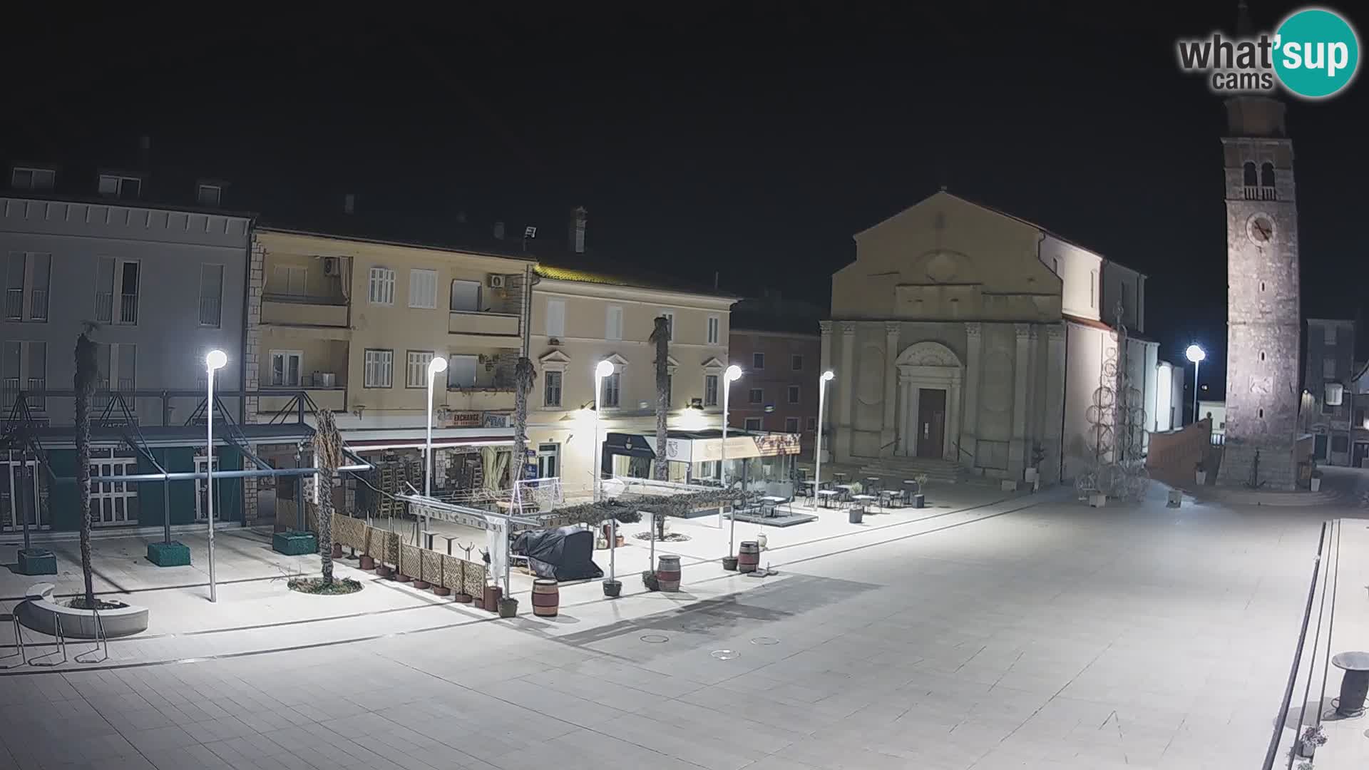 Webcam Hauptplatz in Umag