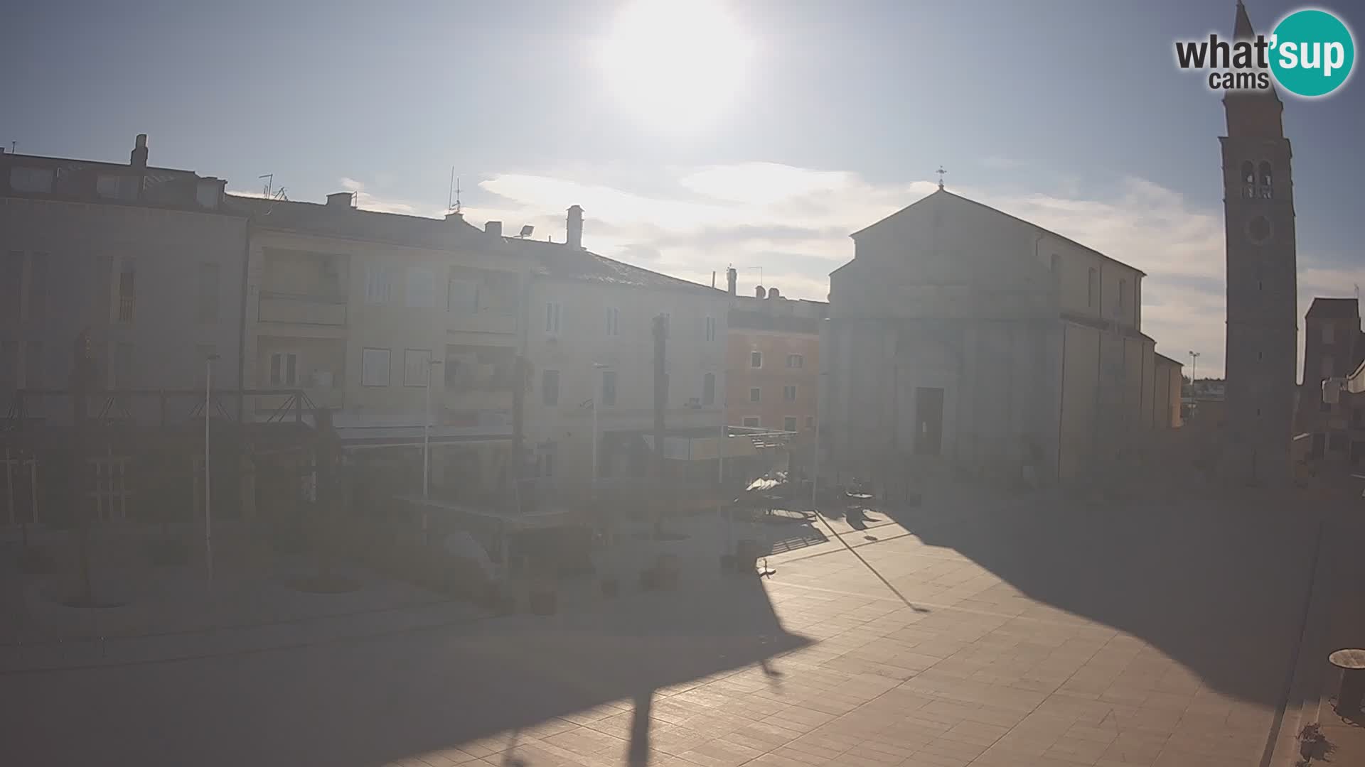 Webcam – Plaza Central en Umag