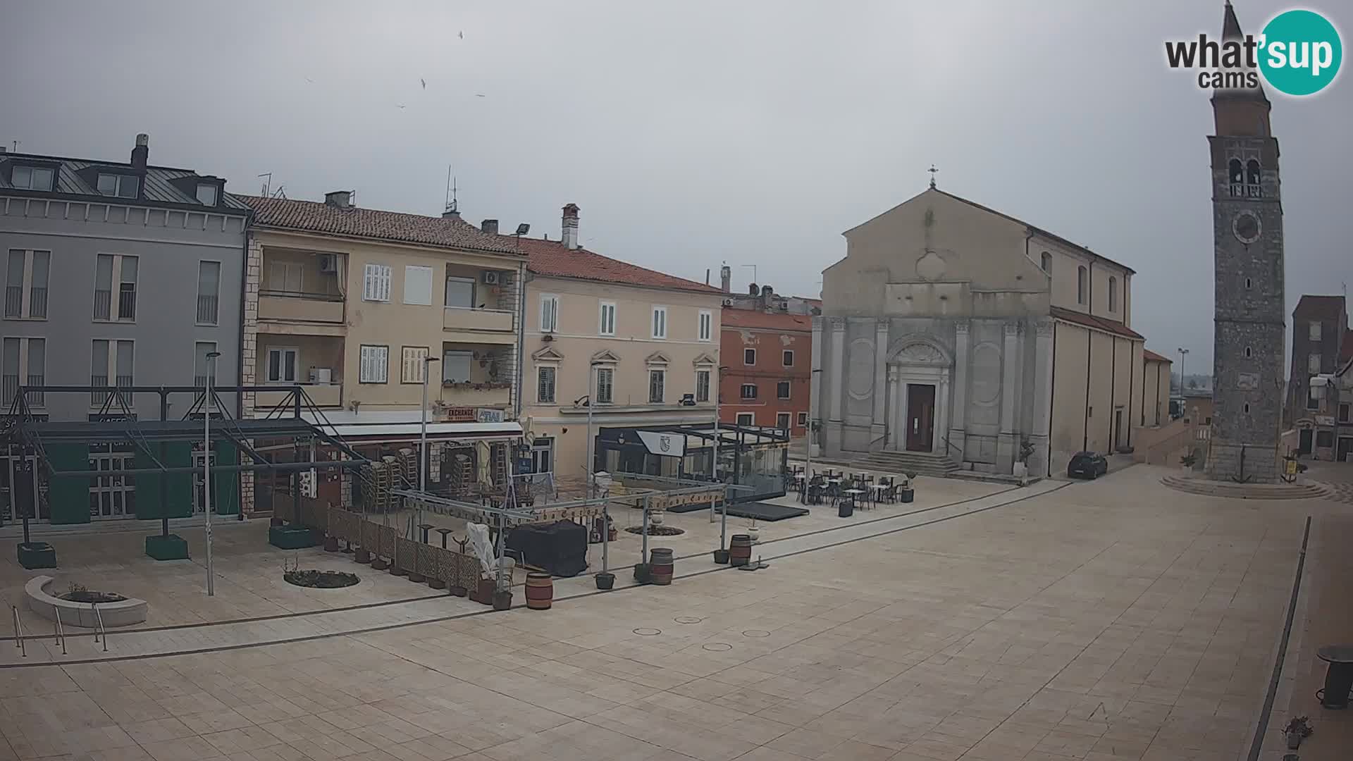 Webcam – Plaza Central en Umag