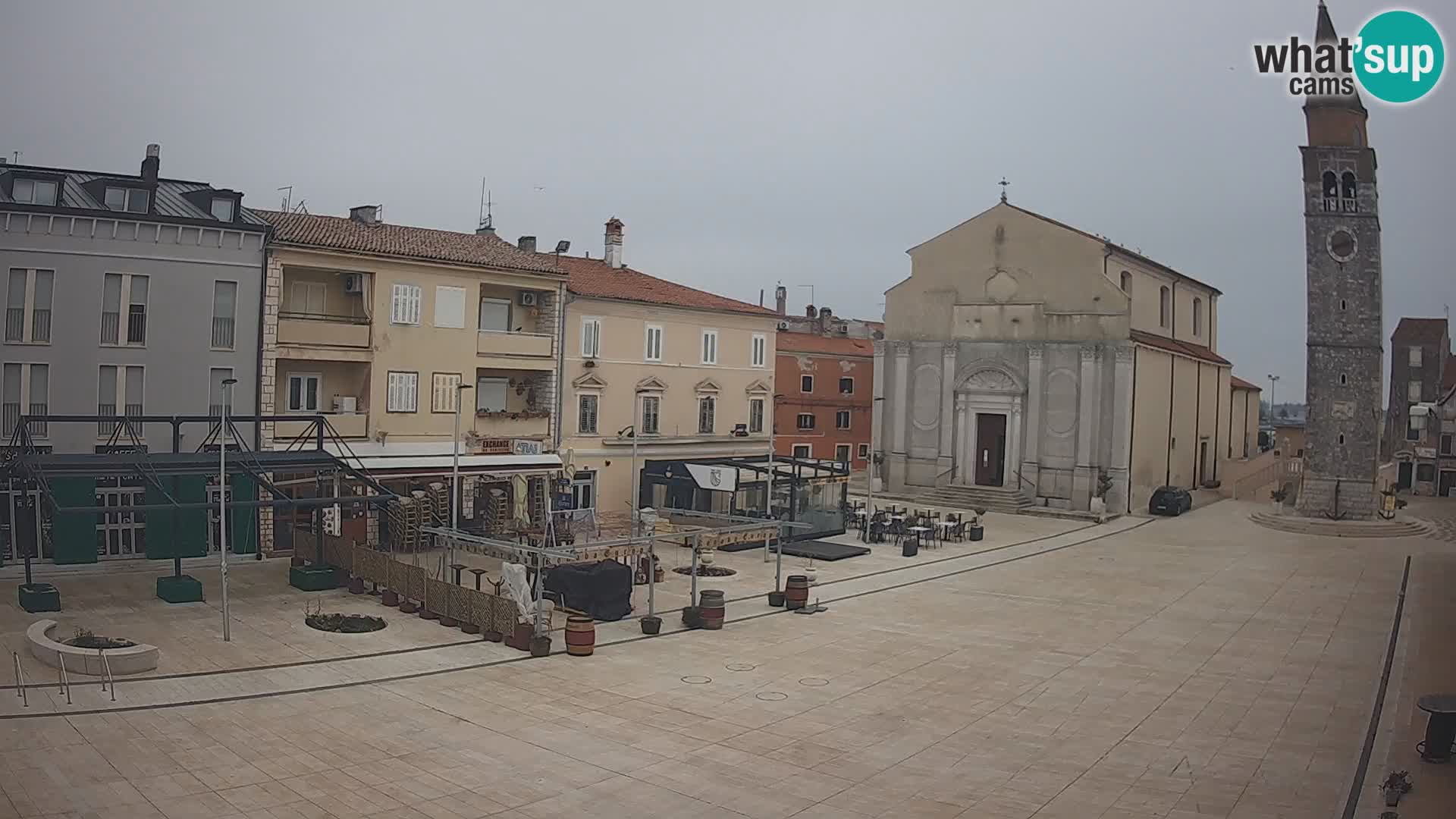 Webcam – Piazza centrale di Umago