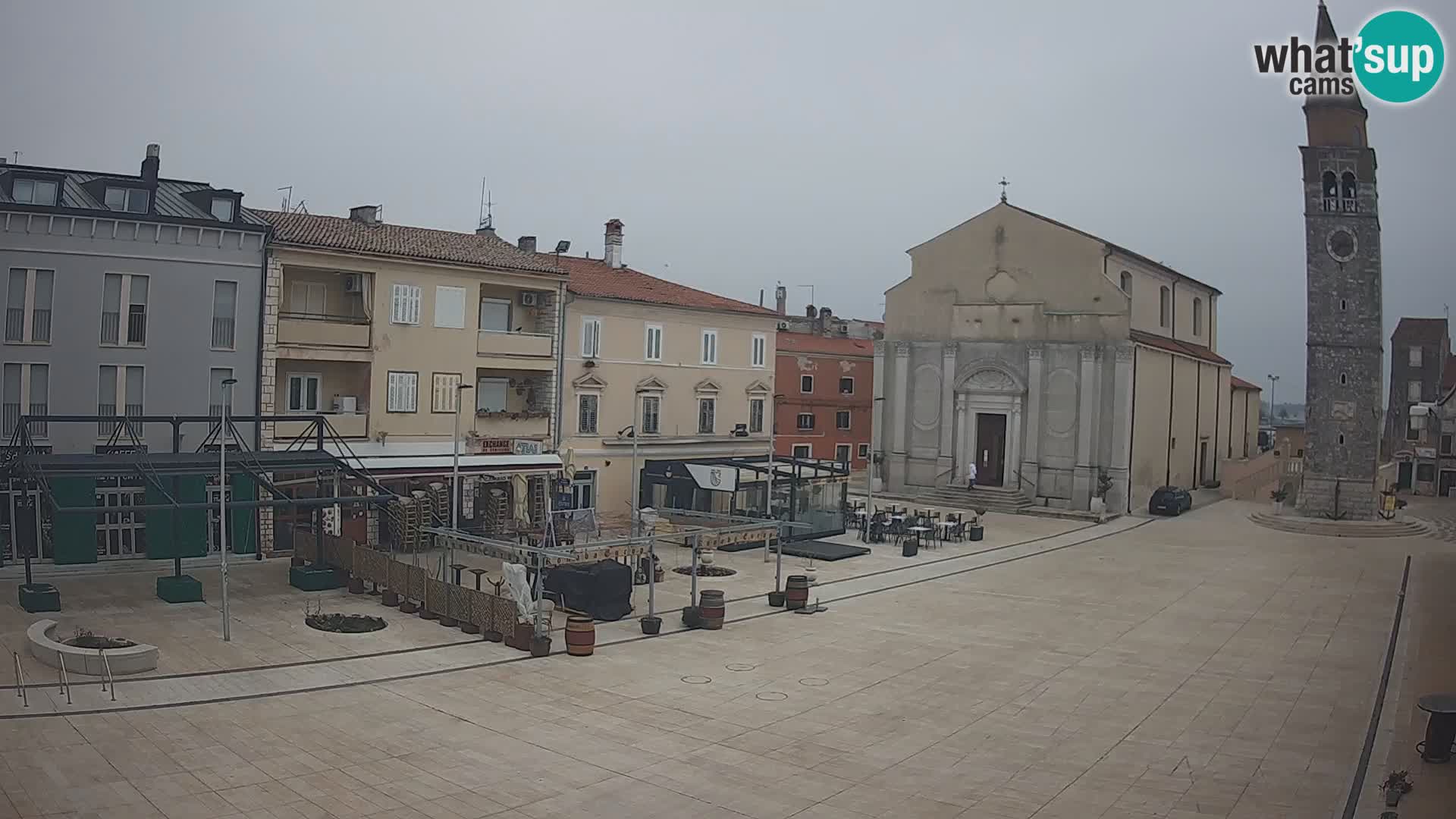 Webcam Hauptplatz in Umag