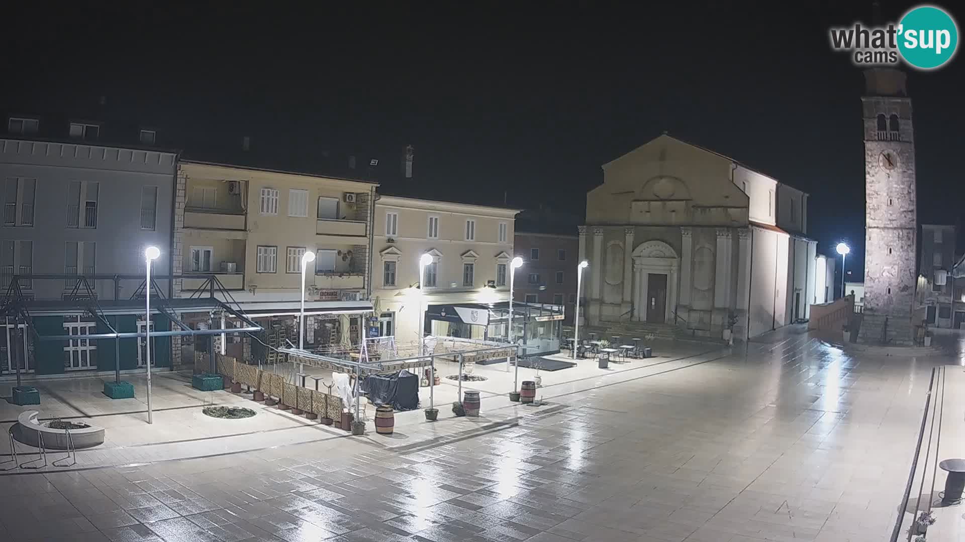 Webcam Hauptplatz in Umag