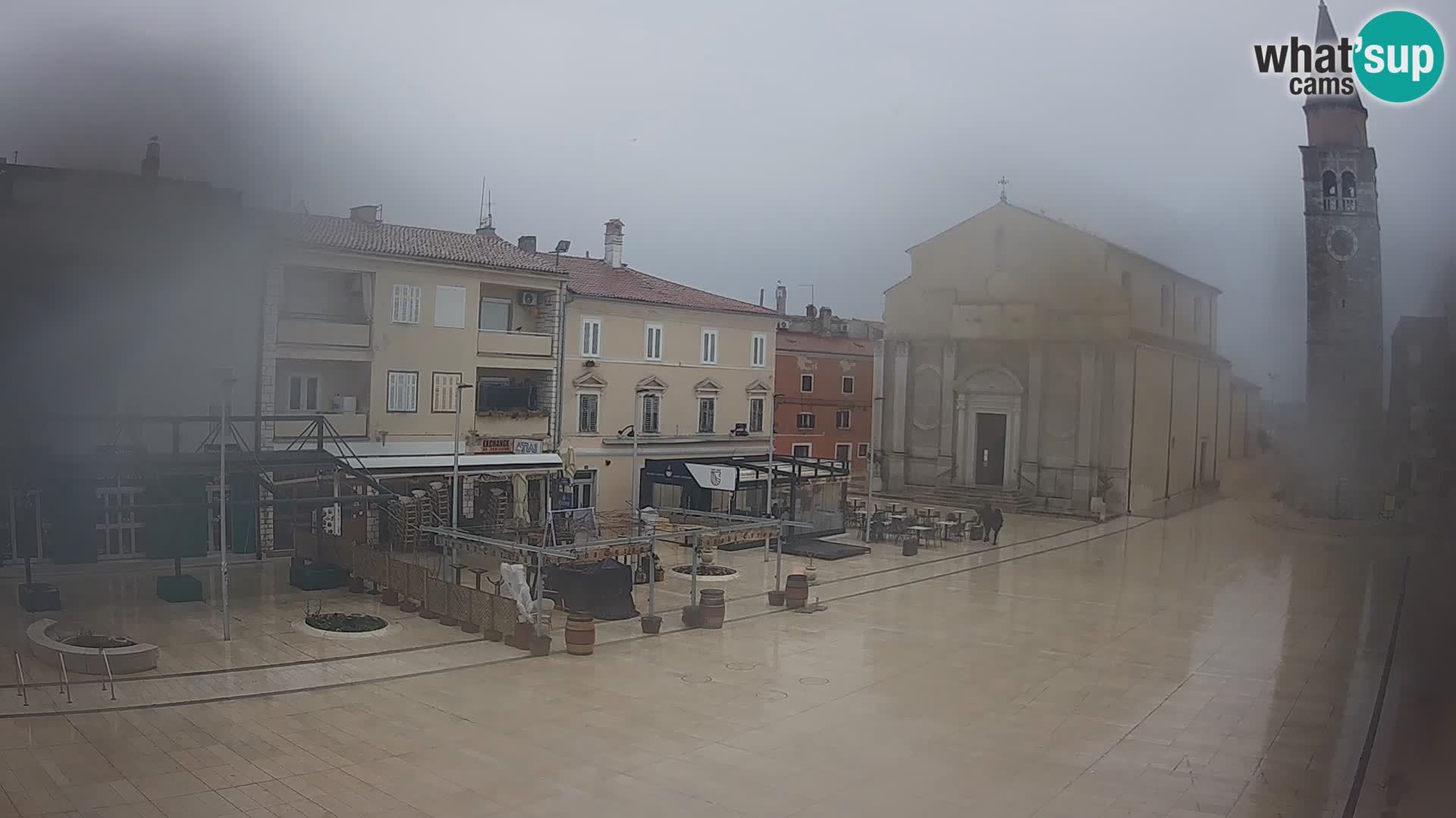 Webcam Hauptplatz in Umag