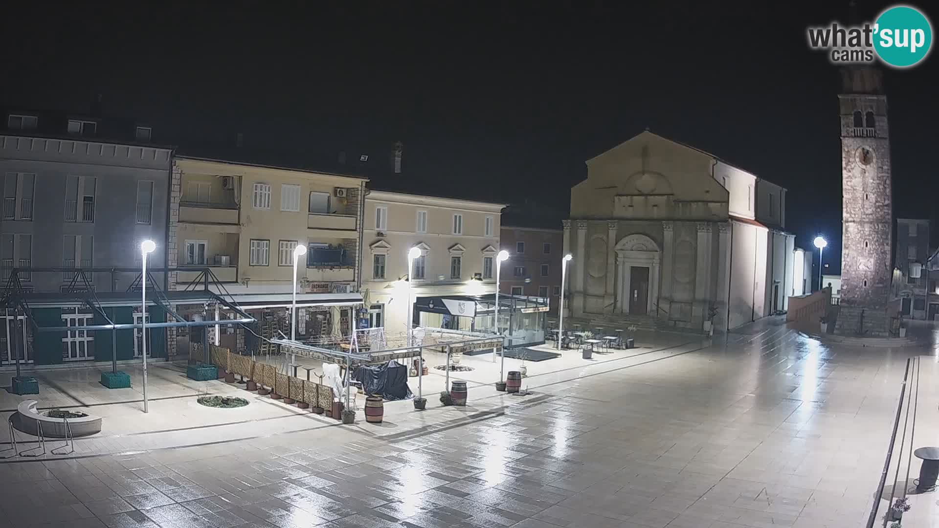 Webcam – Piazza centrale di Umago