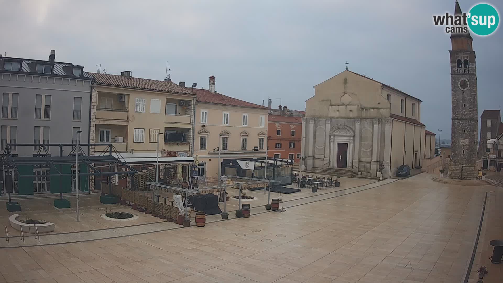 Webcam – Piazza centrale di Umago