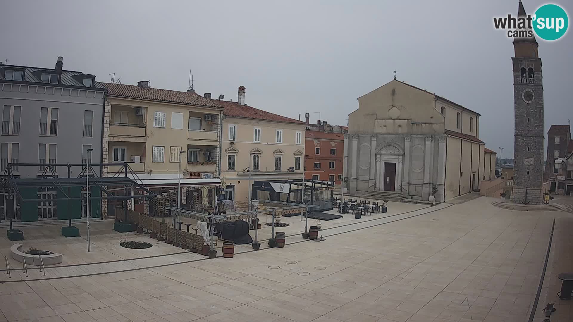 Webcam – Plaza Central en Umag