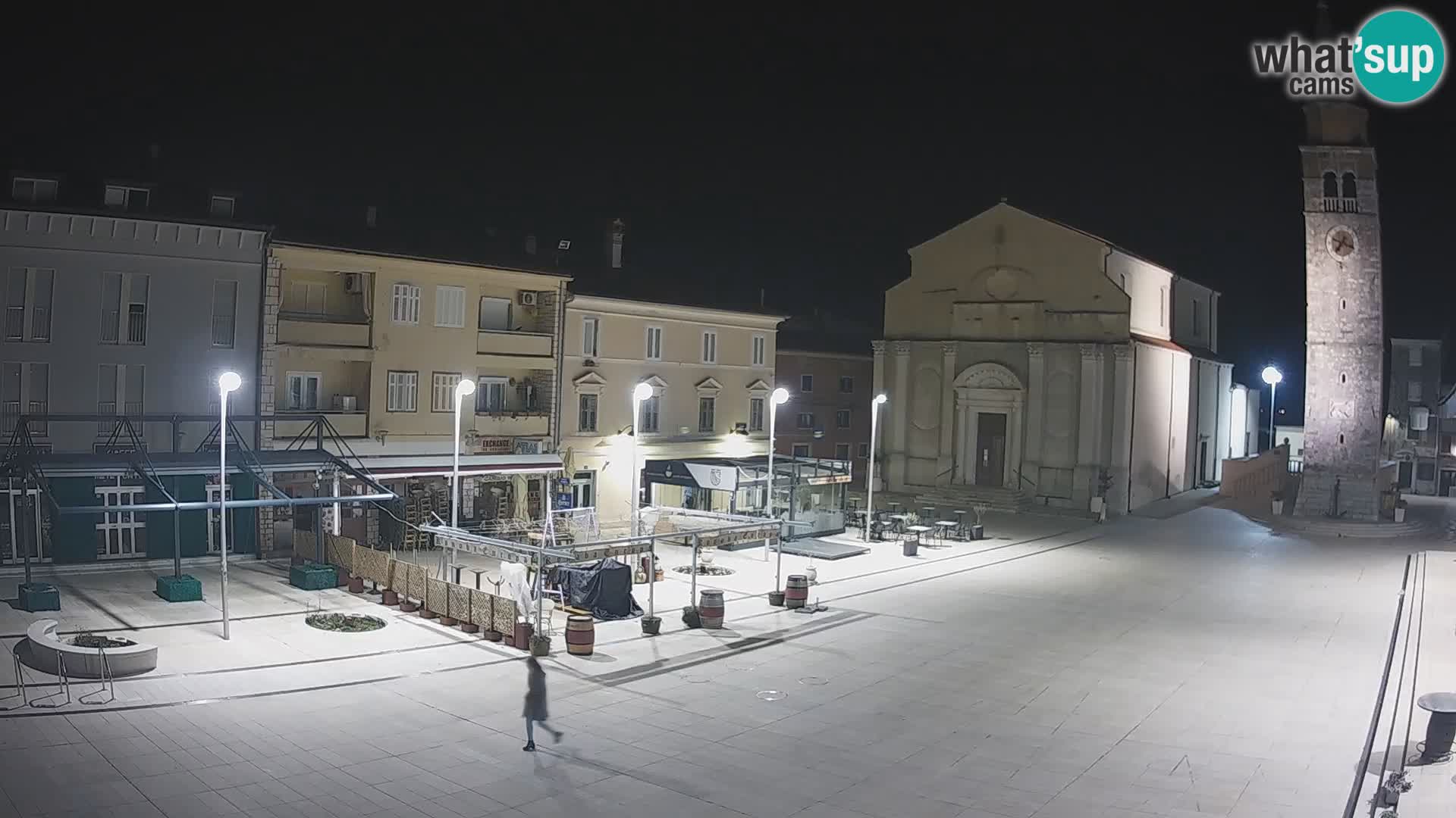 Webcam Hauptplatz in Umag