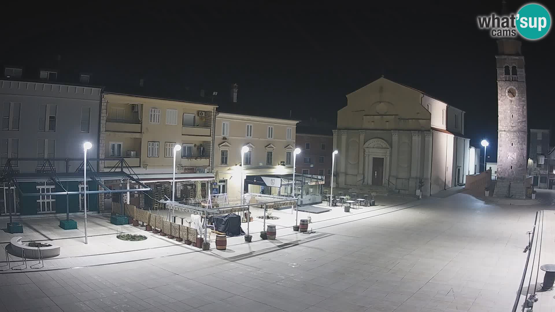 Webcam Hauptplatz in Umag