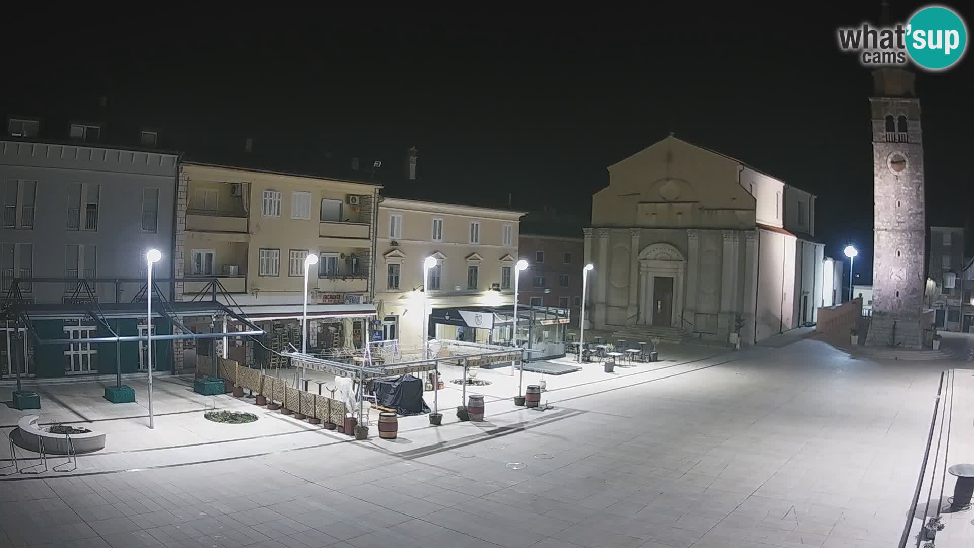 Webcam – Piazza centrale di Umago