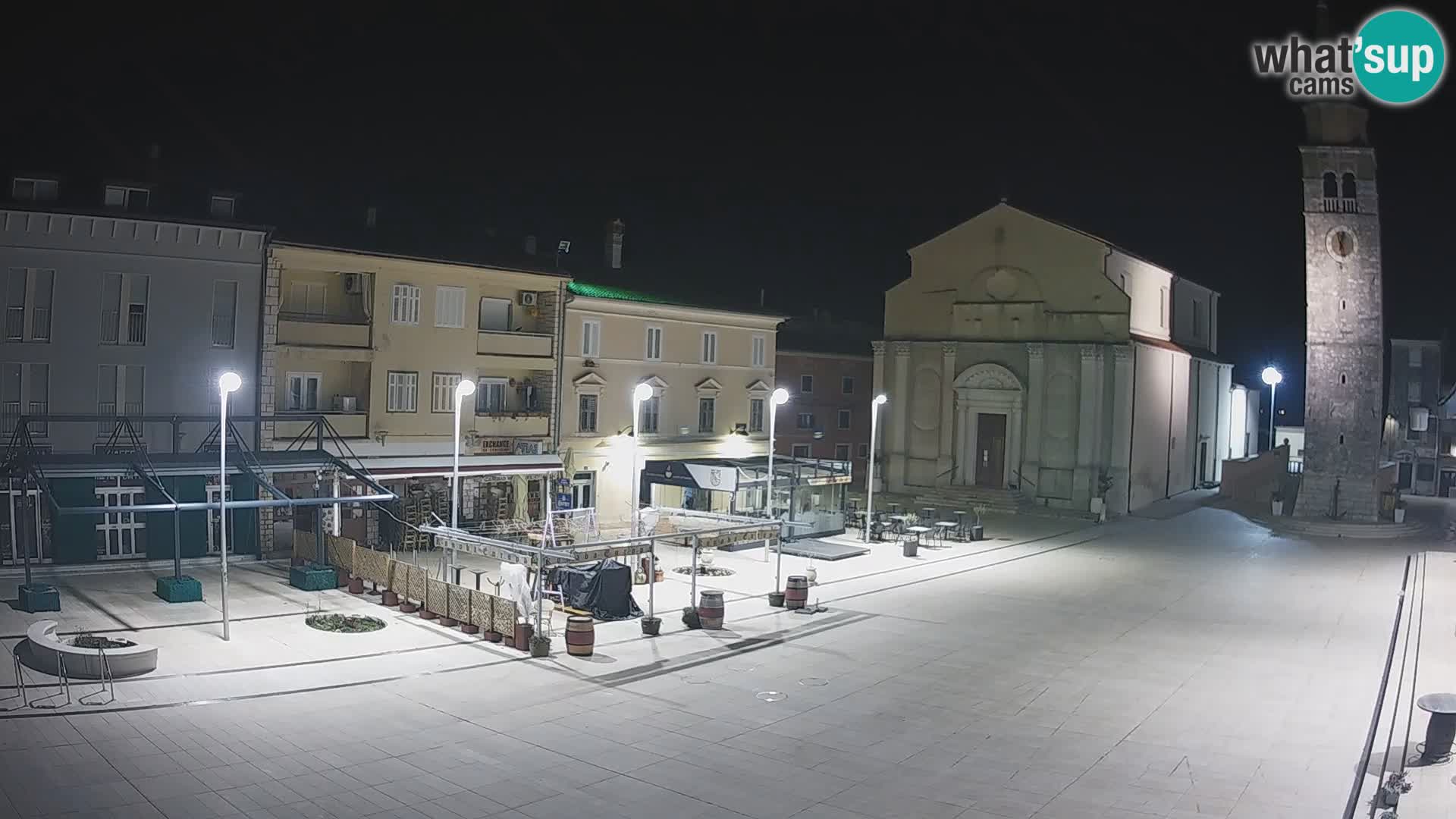 Webcam – Piazza centrale di Umago