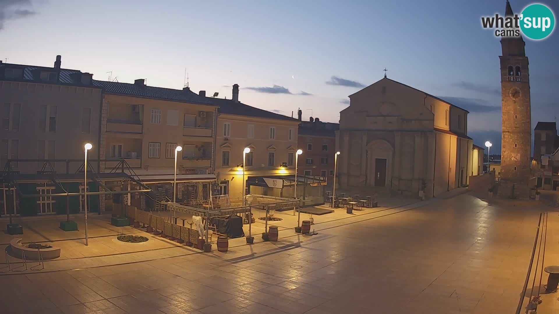 Webcam Hauptplatz in Umag