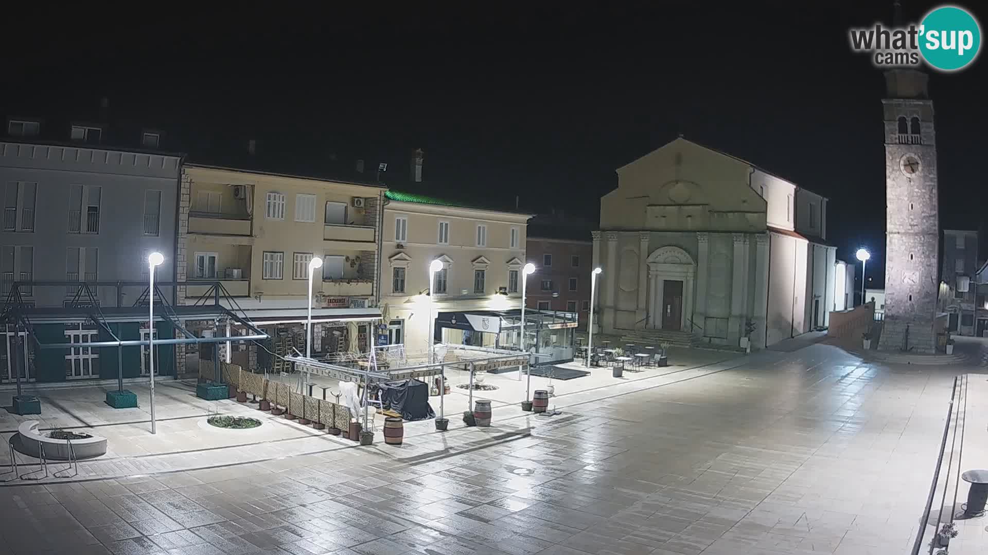 Webcam live – Place centrale dans Umag