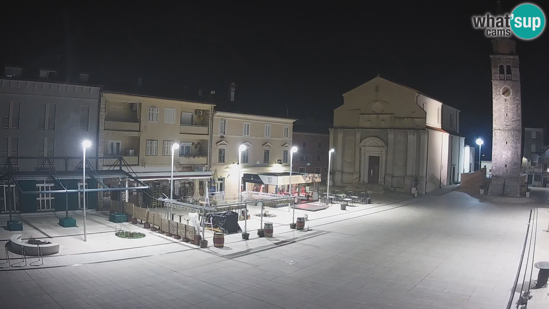 Webcam Hauptplatz in Umag