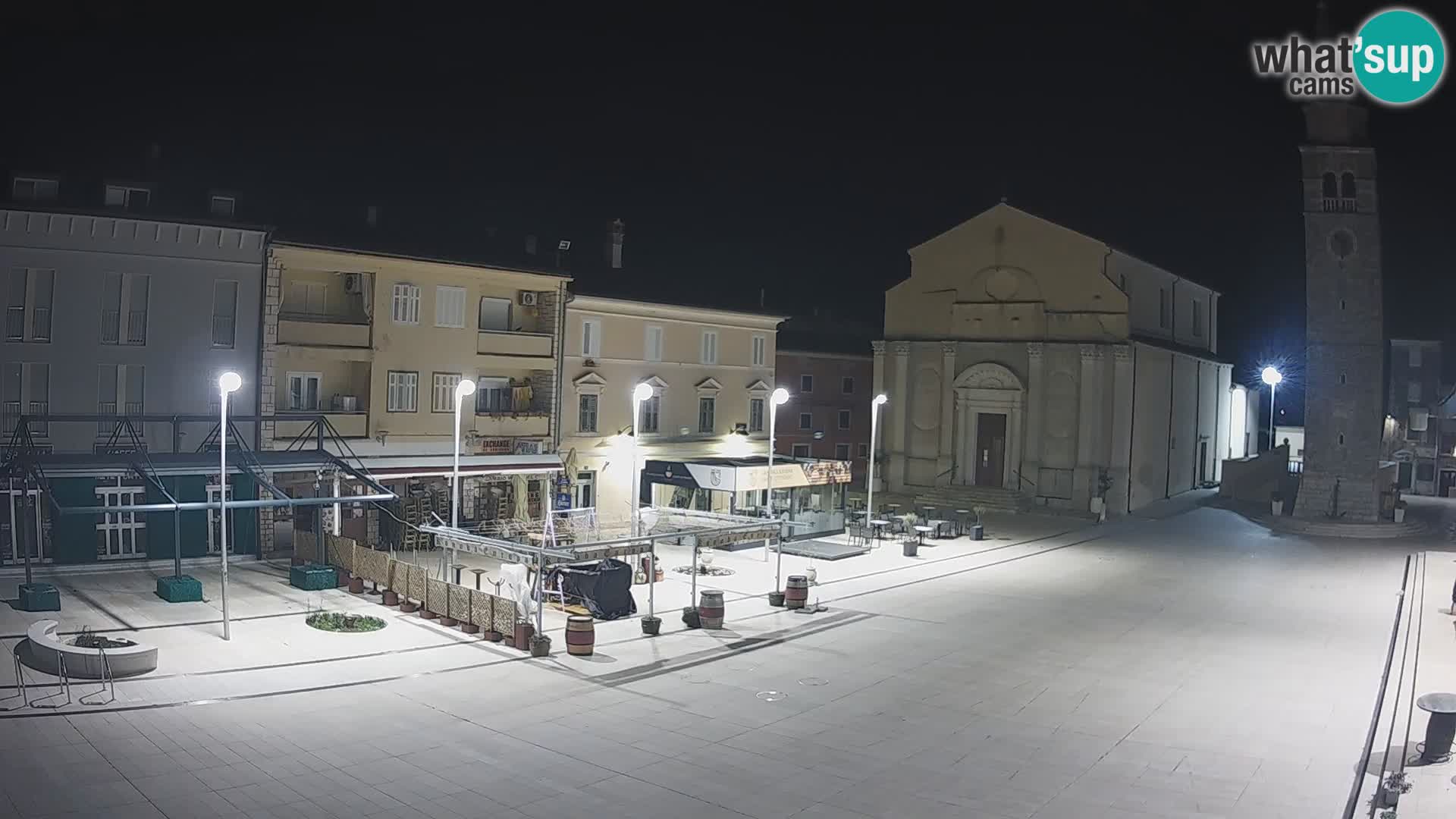 Webcam Hauptplatz in Umag