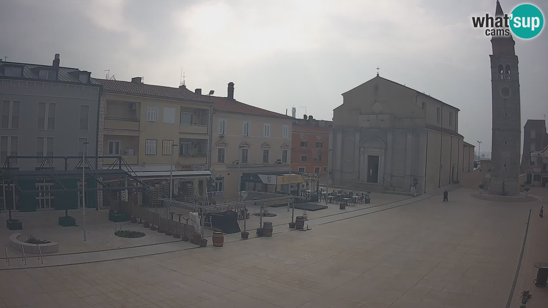 Webcam Hauptplatz in Umag