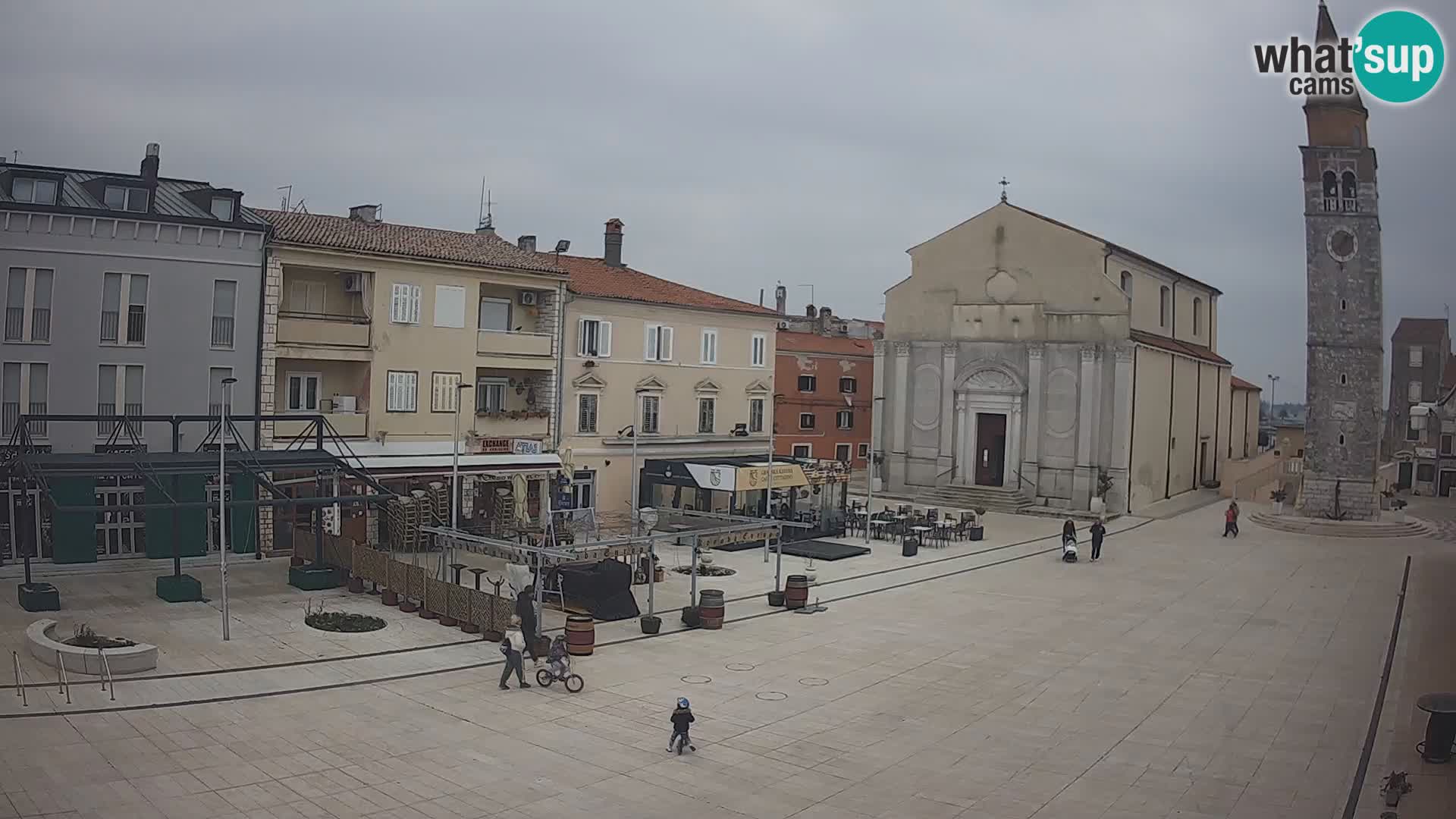 Webcam Hauptplatz in Umag