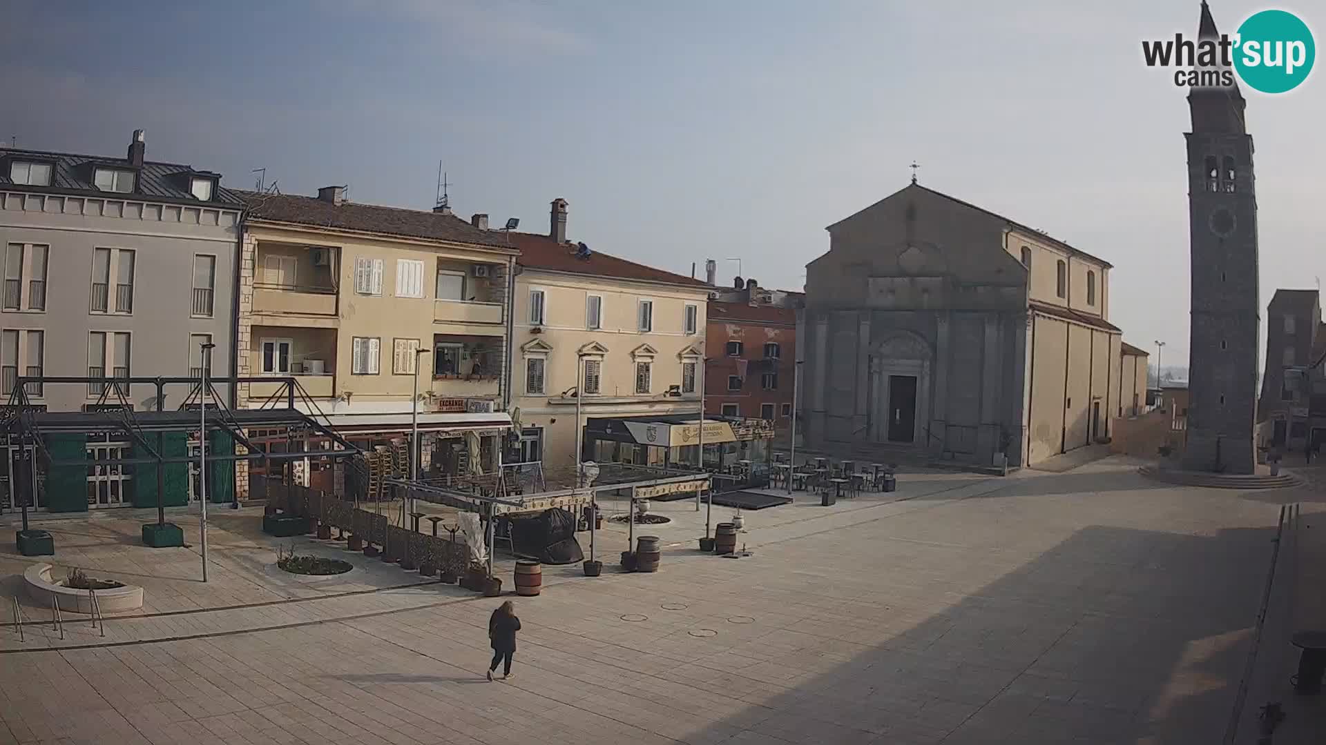 Webcam Hauptplatz in Umag