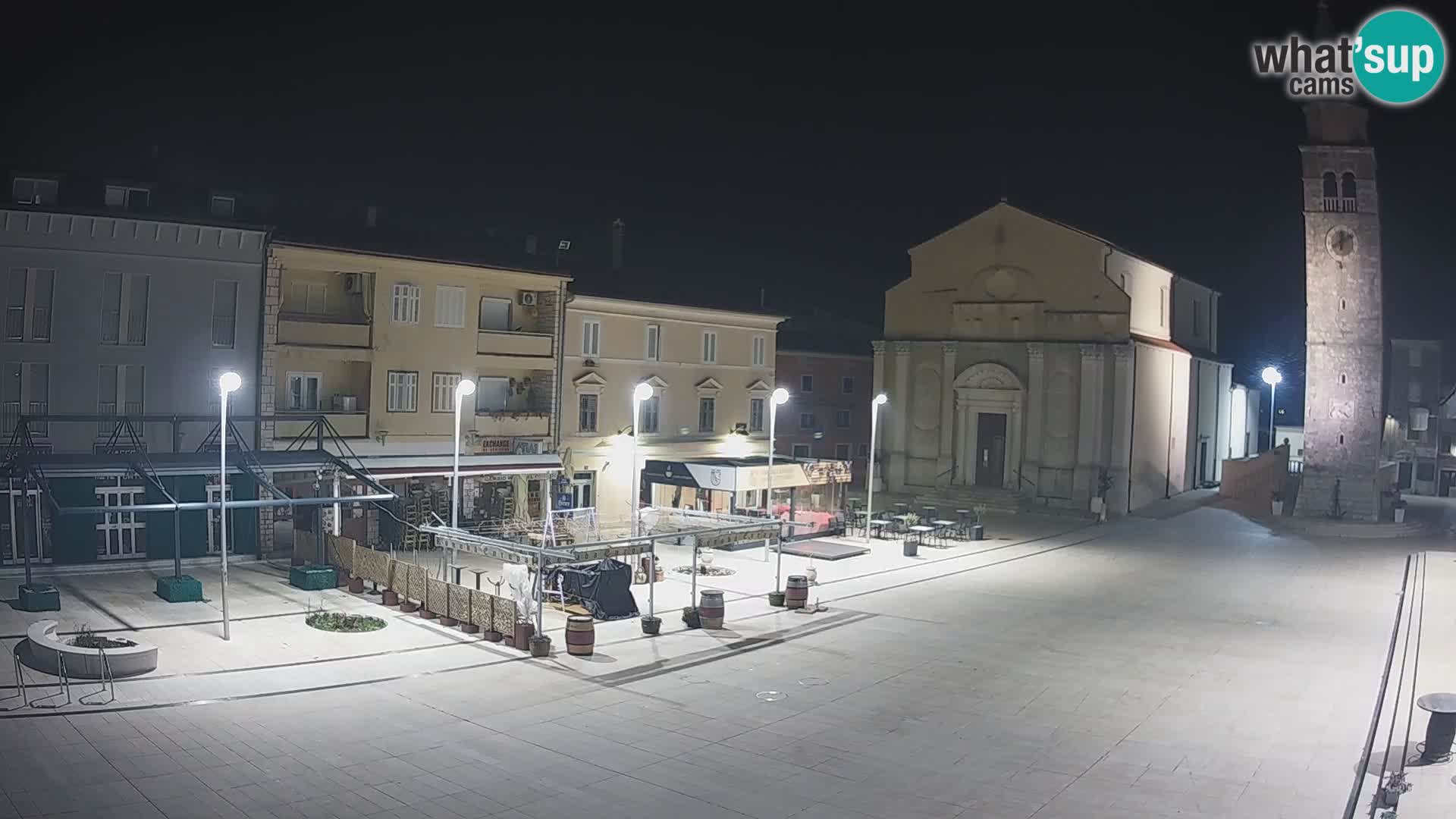 Webcam – Plaza Central en Umag