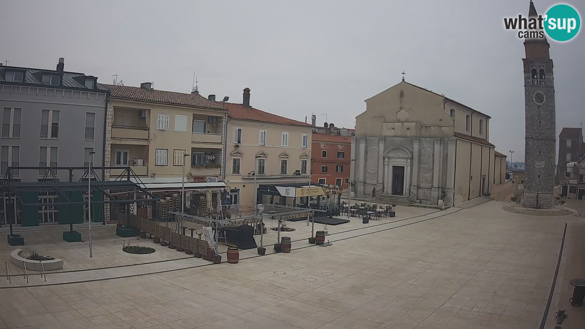 Webcam – Piazza centrale di Umago