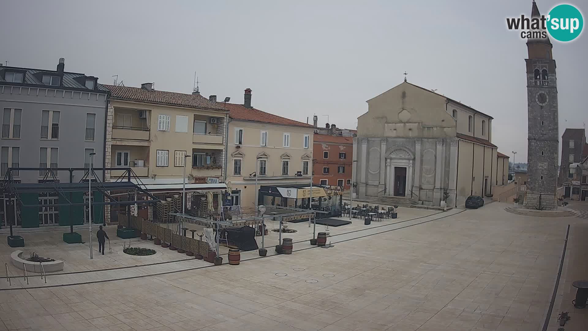 Webcam Hauptplatz in Umag