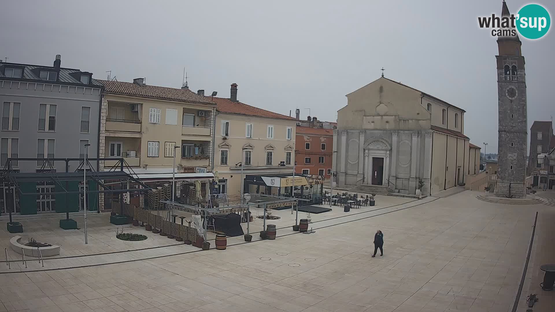 Webcam Hauptplatz in Umag