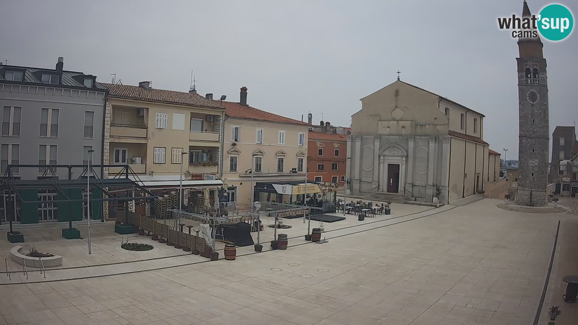 Webcam – Piazza centrale di Umago