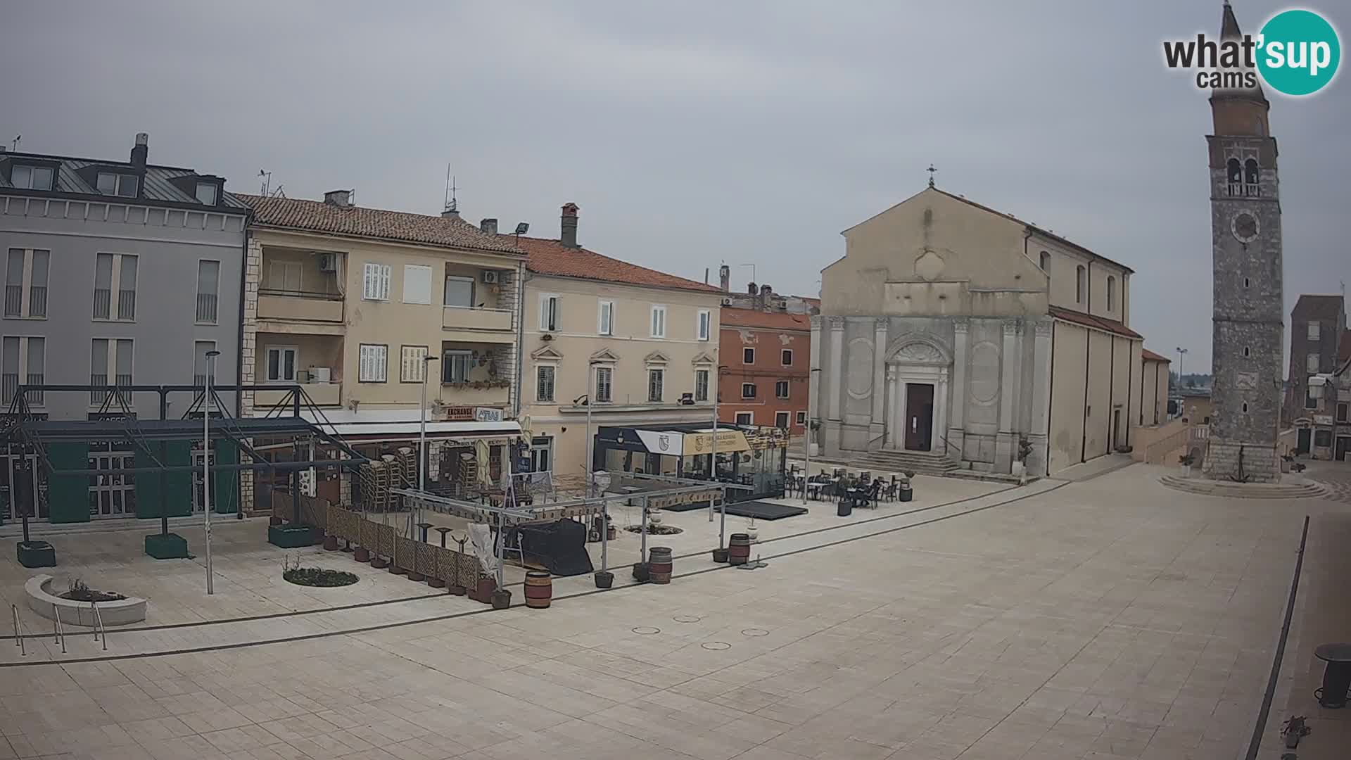 Webcam – Piazza centrale di Umago