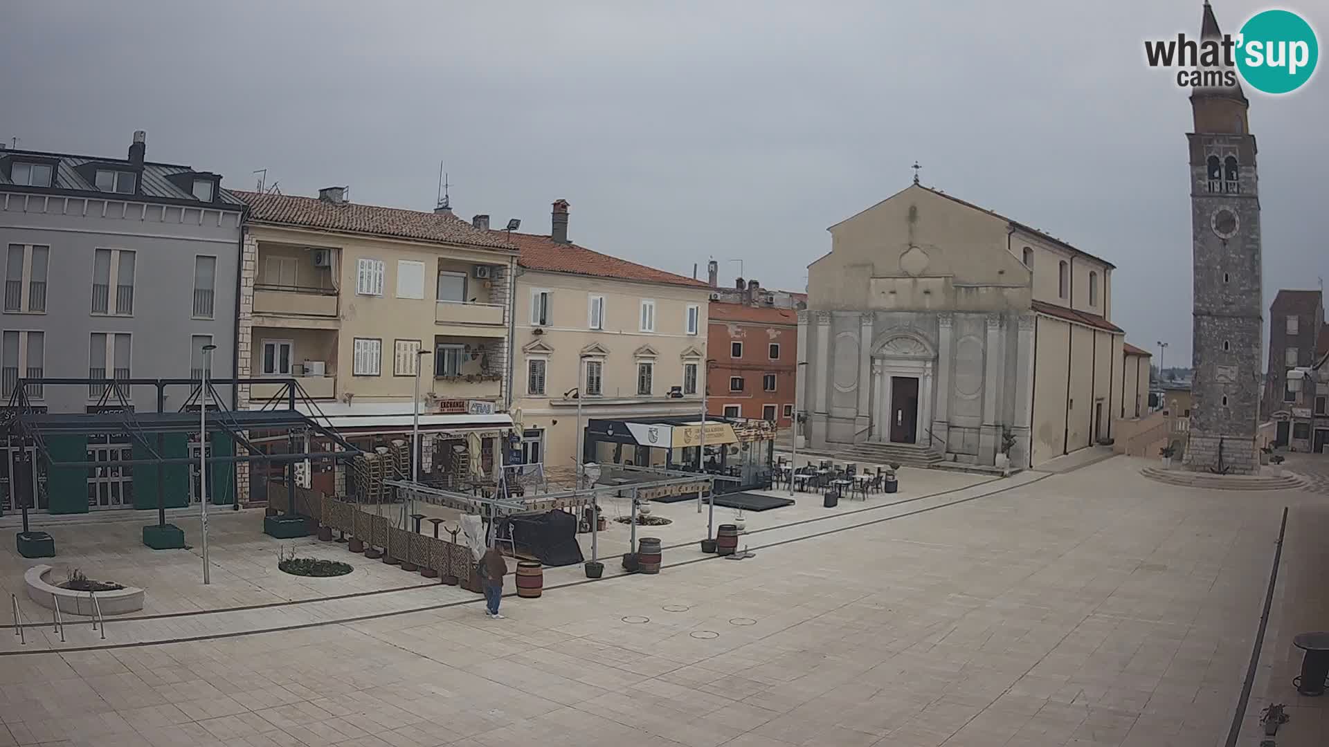 Webcam – Piazza centrale di Umago