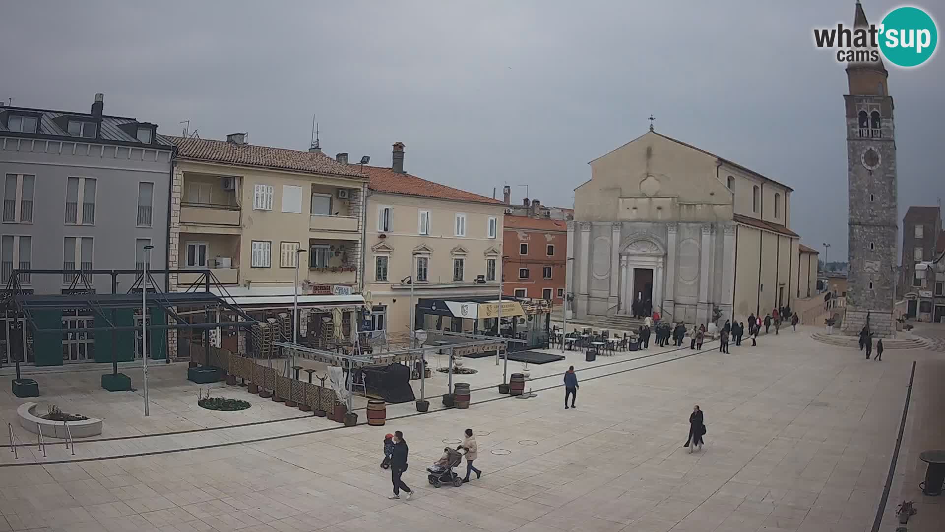 Webcam – Piazza centrale di Umago